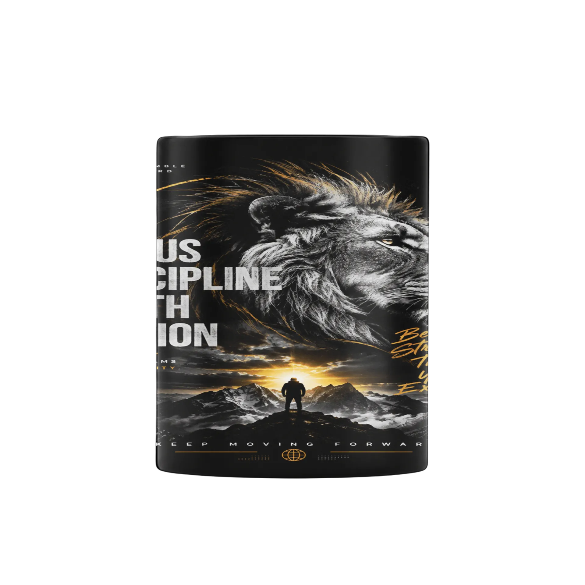 Caneca Porcelana Lion Focus 325ml de RizioShop — imagem 2 de 4
