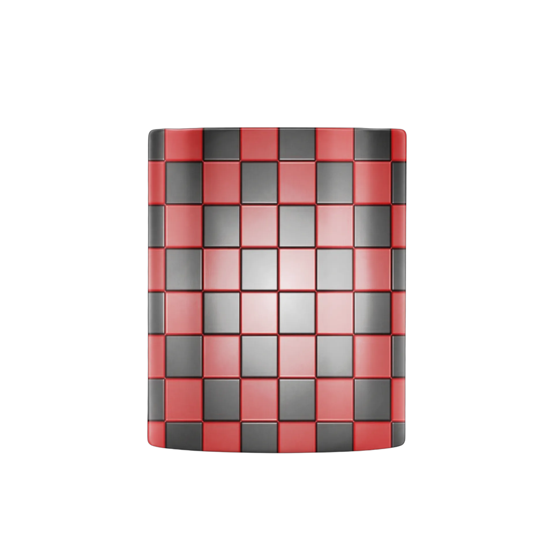 Caneca Xadrez Vermelho Preto  - Imagem 2