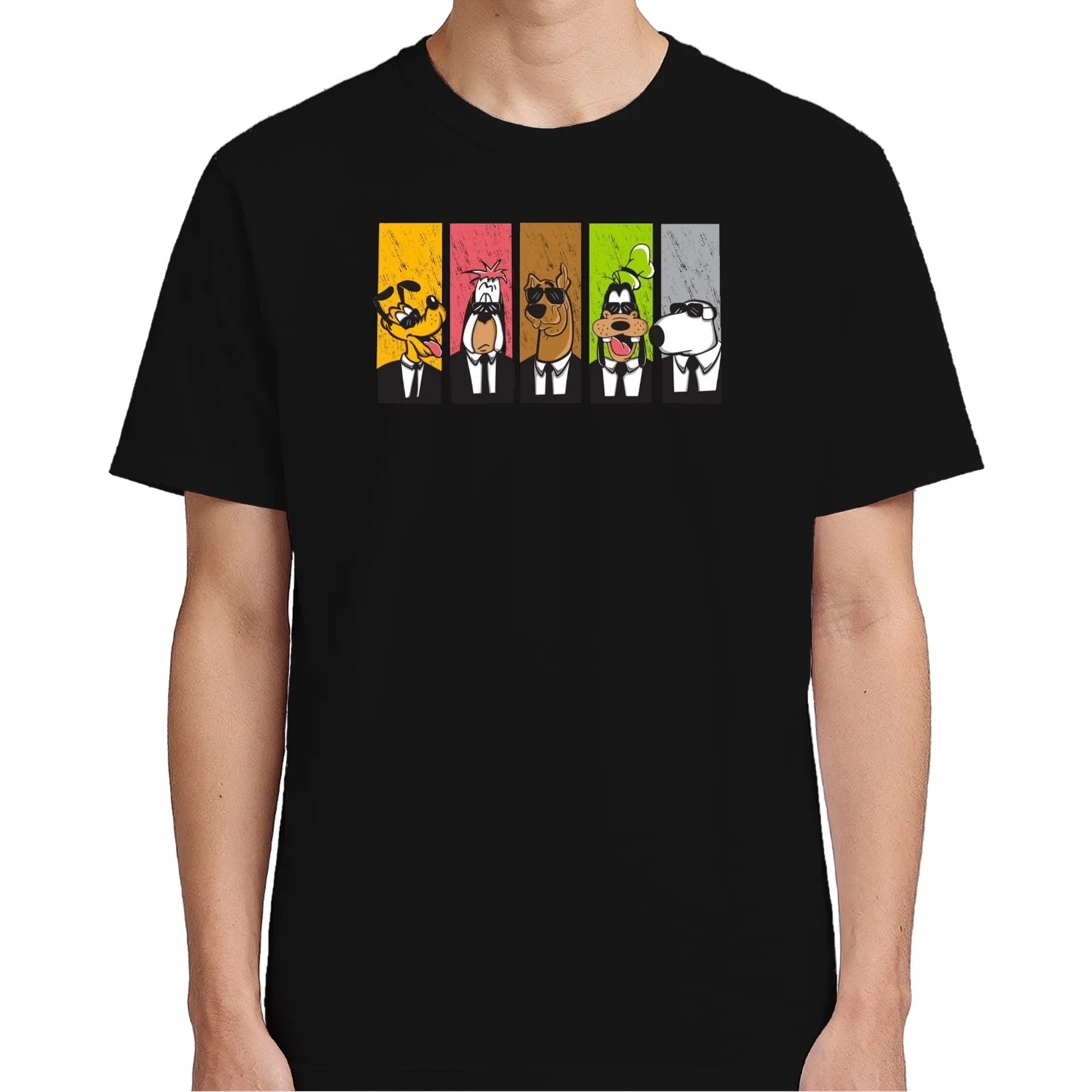 Camiseta Estampa desenho MIB DOGS 100% Algodão - Imagem 5