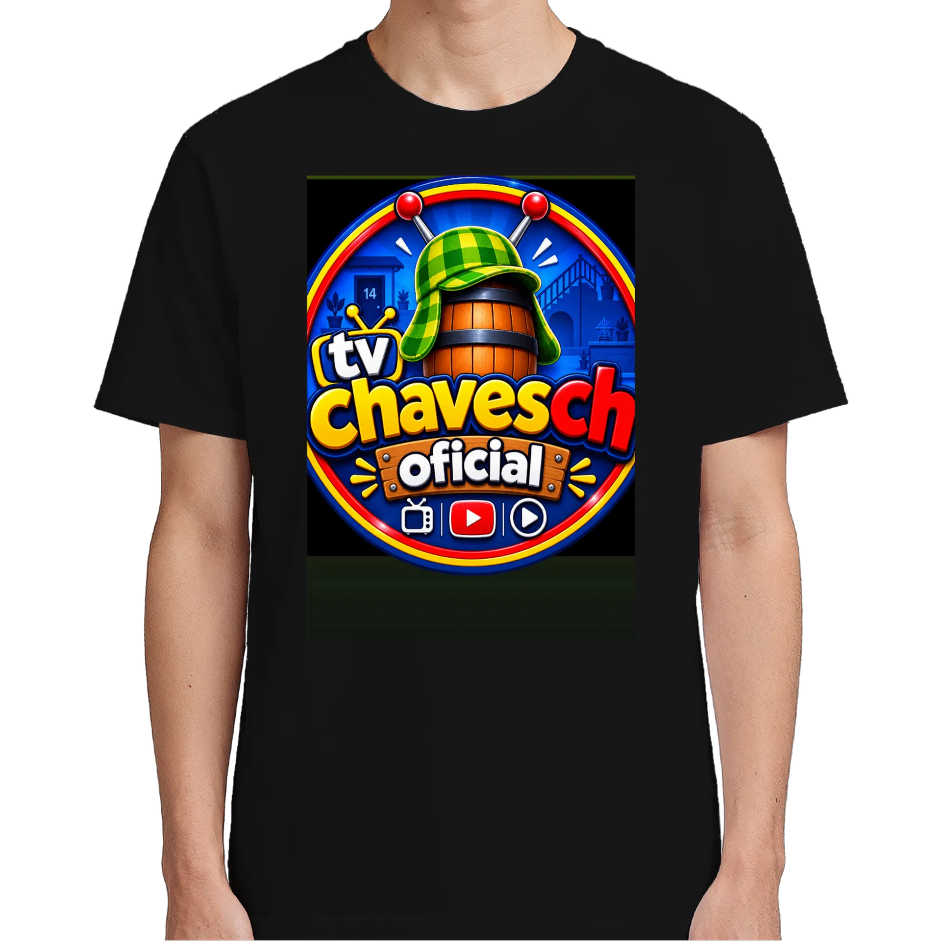 Camiseta personalizada tvchaveschoficial  de Tvchaveschoficial  — imagem 4 de 6