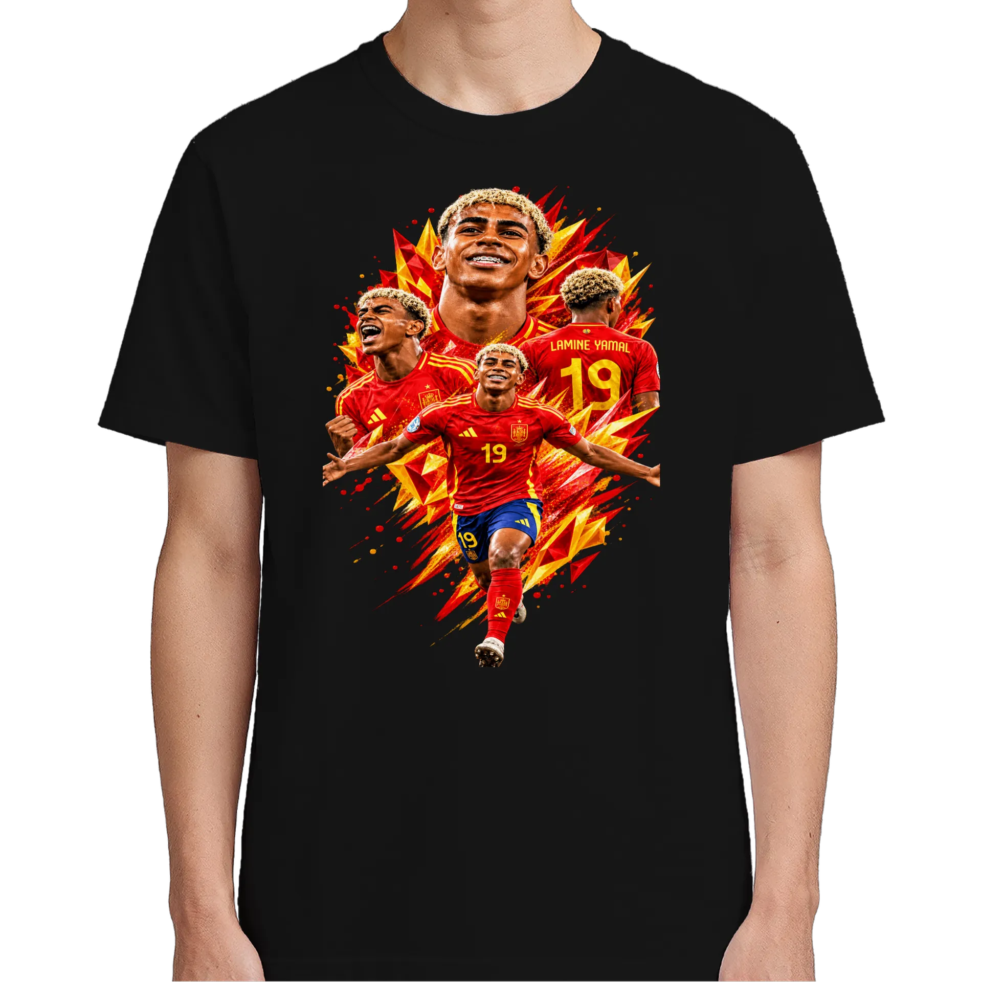 Camiseta Lamine Yamal Futebol Espanha 100% Algodão de WEB TV JOAÇABA  — imagem 4 de 6