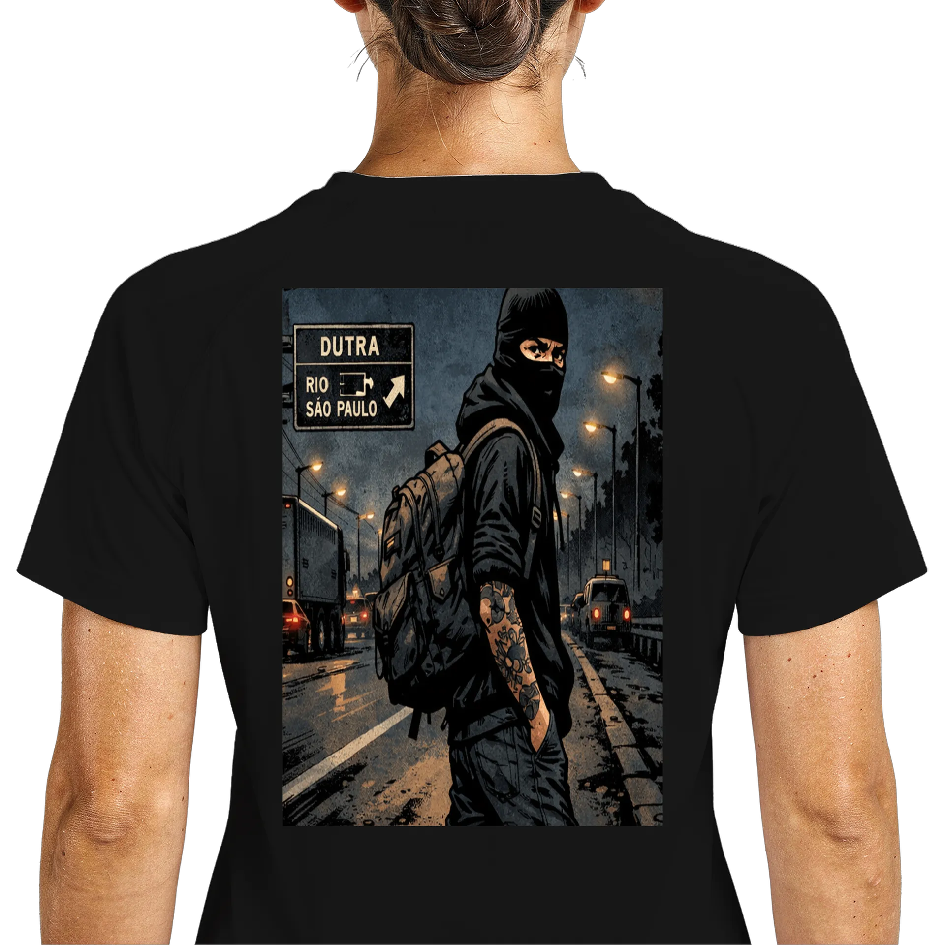 Camiseta Dry Fit Estampa Nando Flores 100% Algodão - Imagem 5