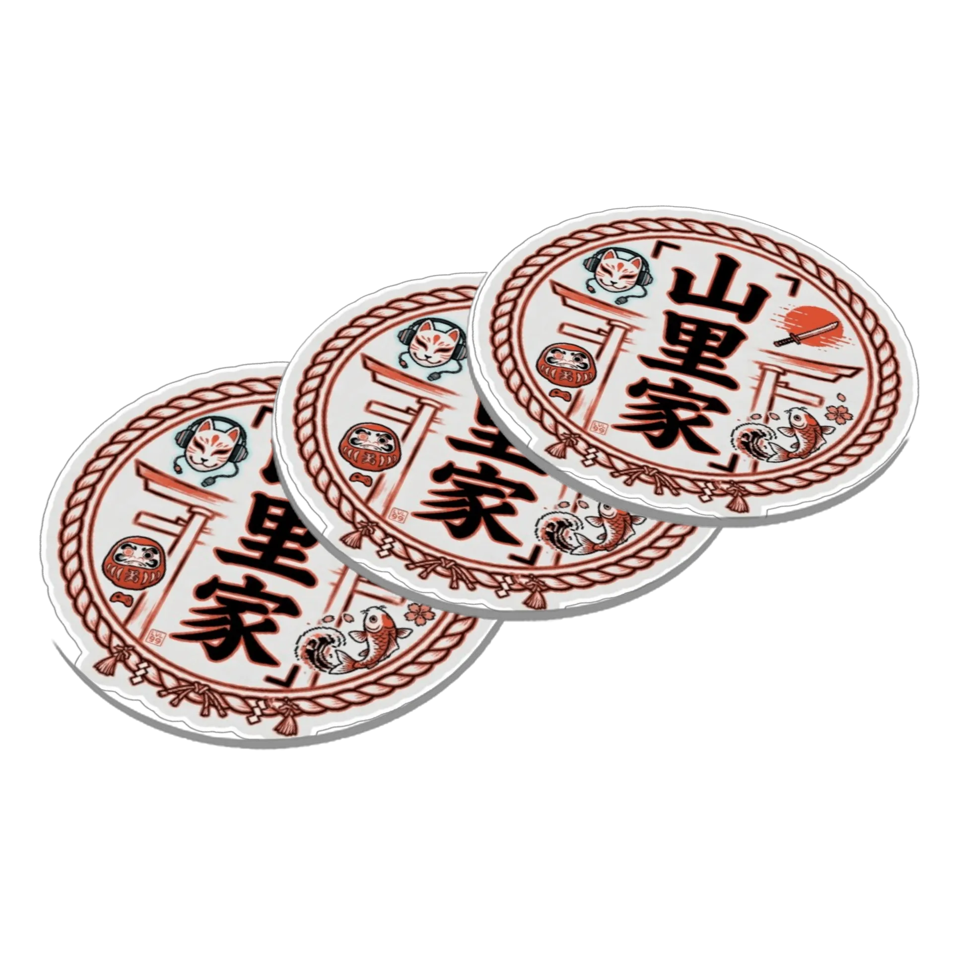 Porta-copos 山里家 - Imagem 3