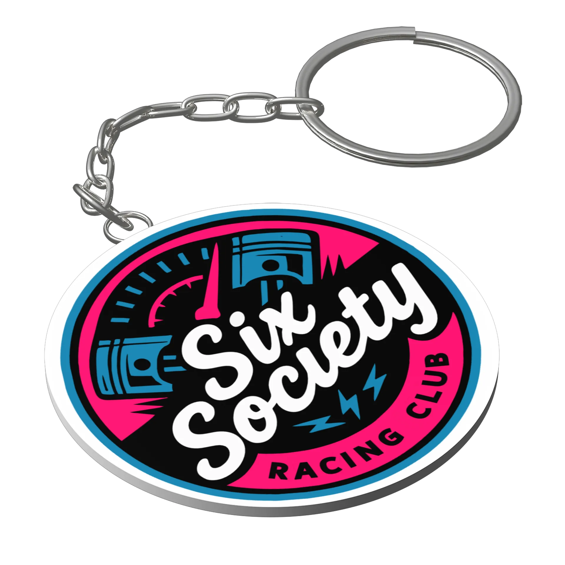 Chaveiro SixSociety Racing Club - Imagem 1