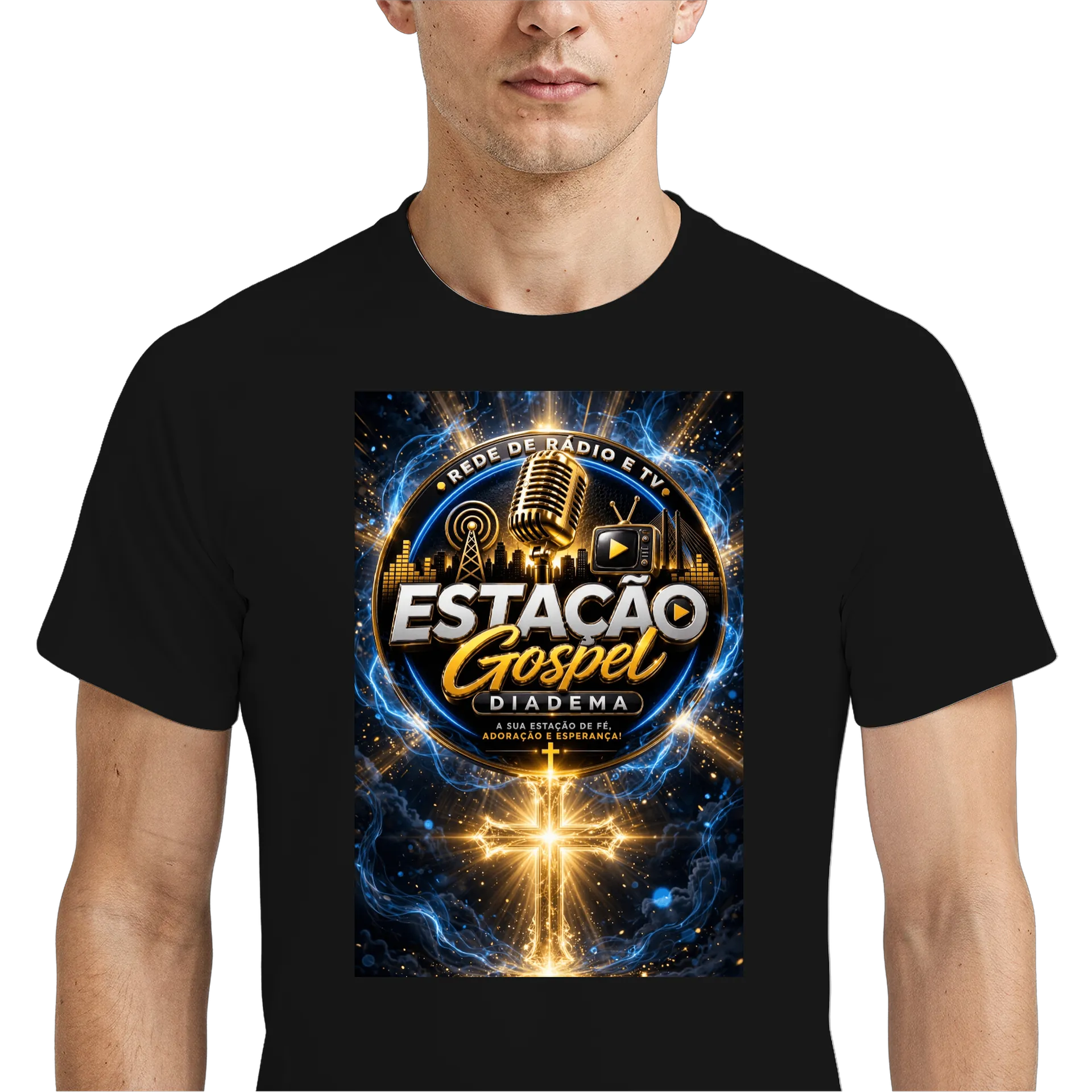 Camiseta DryFit de Estação Gospel Store — imagem 4 de 6