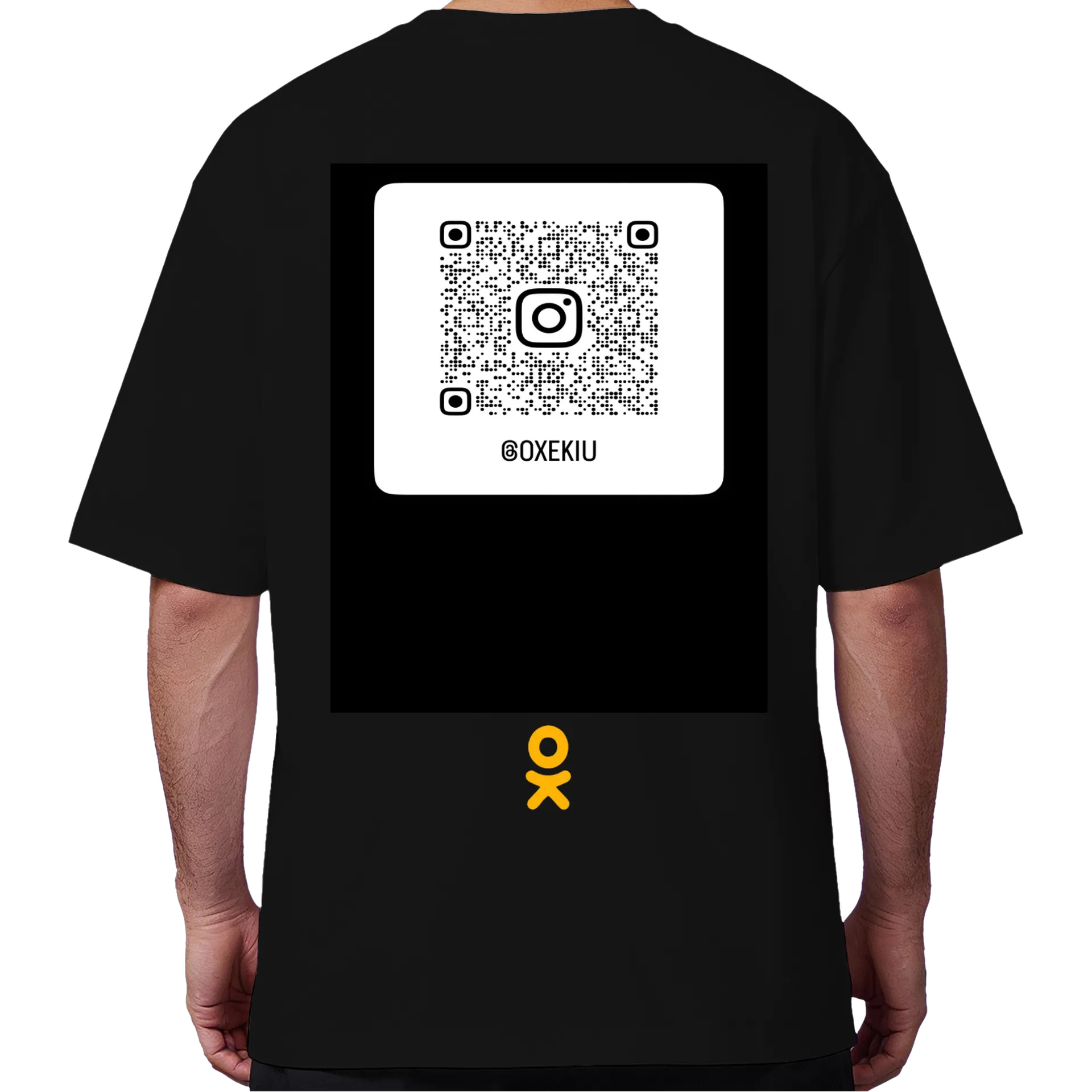 Camiseta Oversized Artista Neon “OXEK” Branco 100% Algodão de OXEKiU — imagem 6 de 6