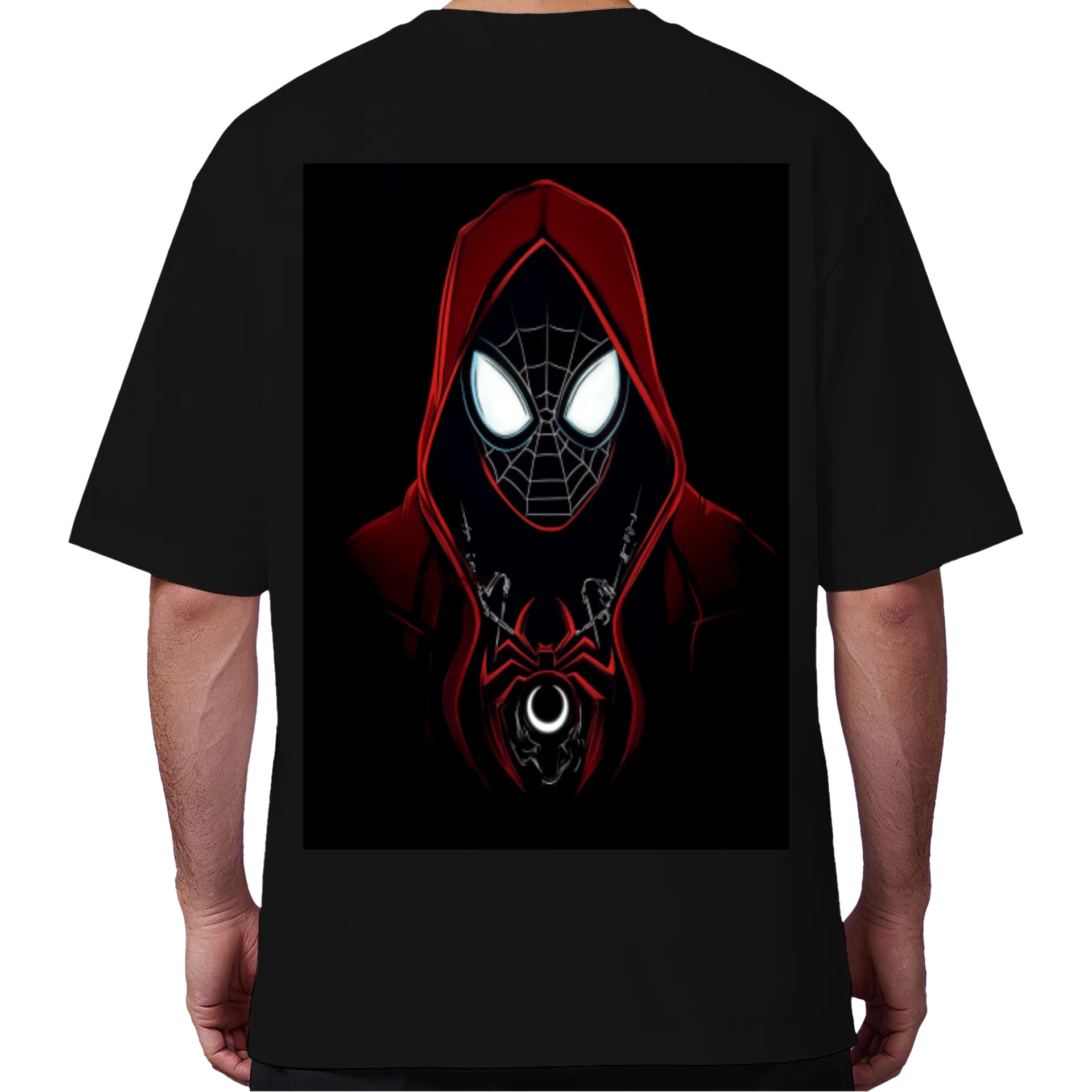 Camiseta Oversized Spider-Man Miles Morales 100% Algodão - Imagem 6