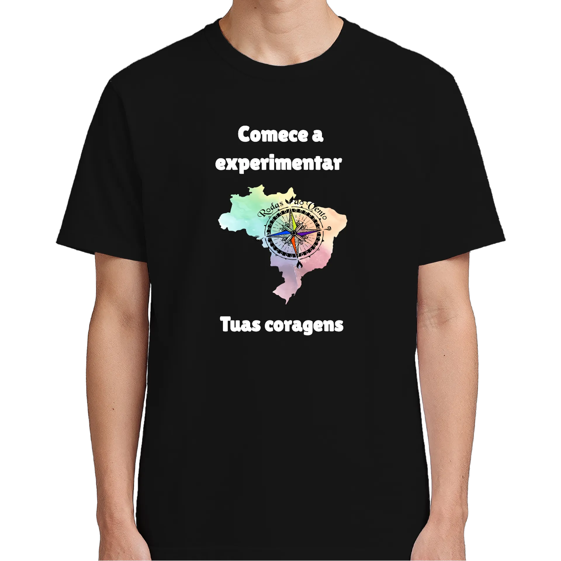 Camiseta Tua Coragem de RodasdoVento — imagem 4 de 6