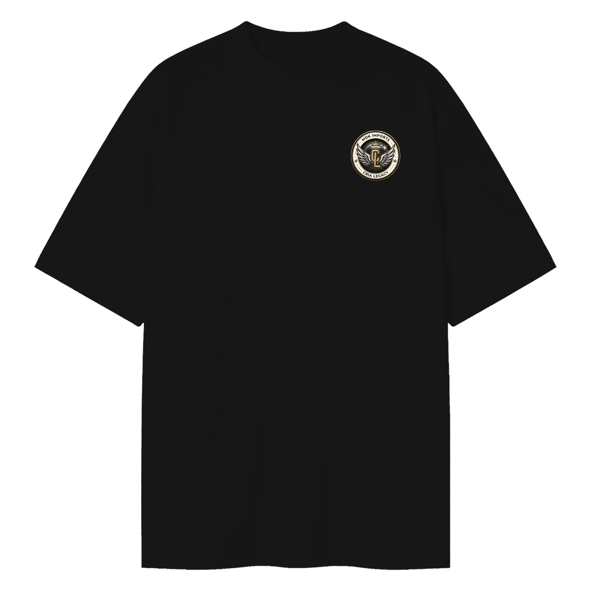 Camiseta Oversized Estampa Mentalidade de Campeão 100% - Imagem 1