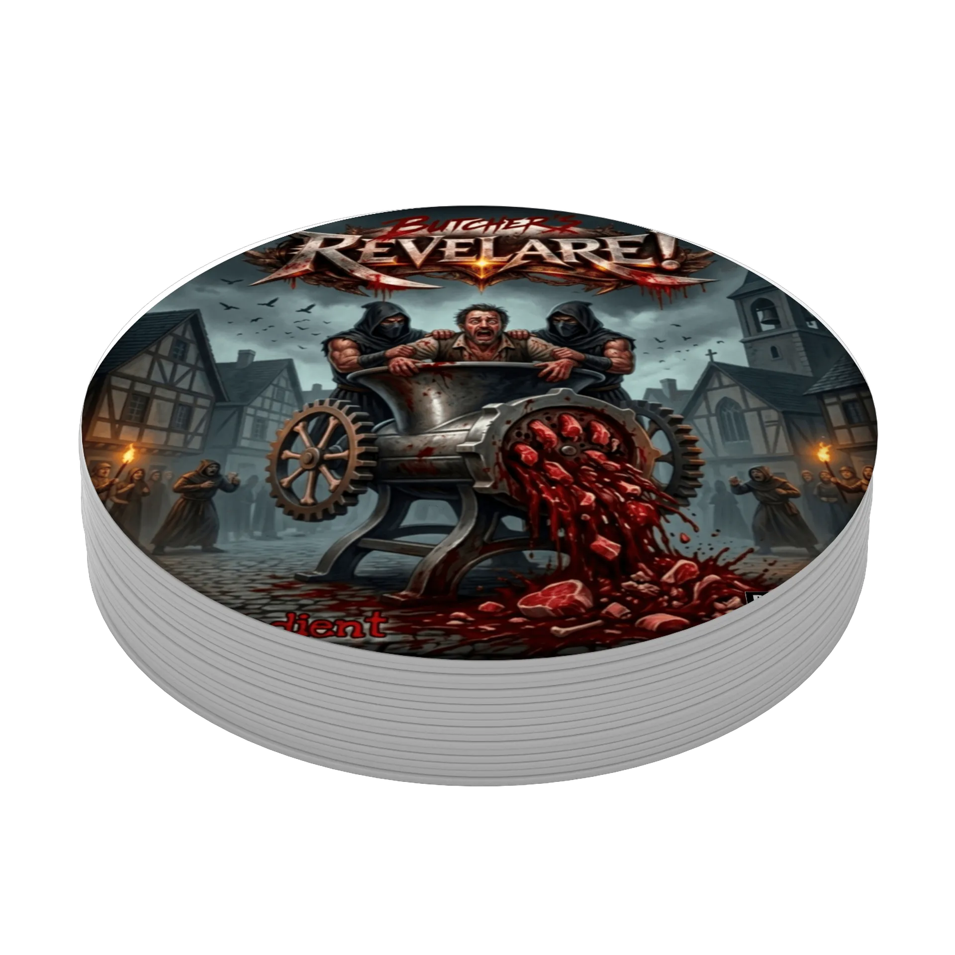 Porta-copo MDF Estampa Horror Butcher Revelare Demônio Iman de Butchers REVELARE  — imagem 3 de 3