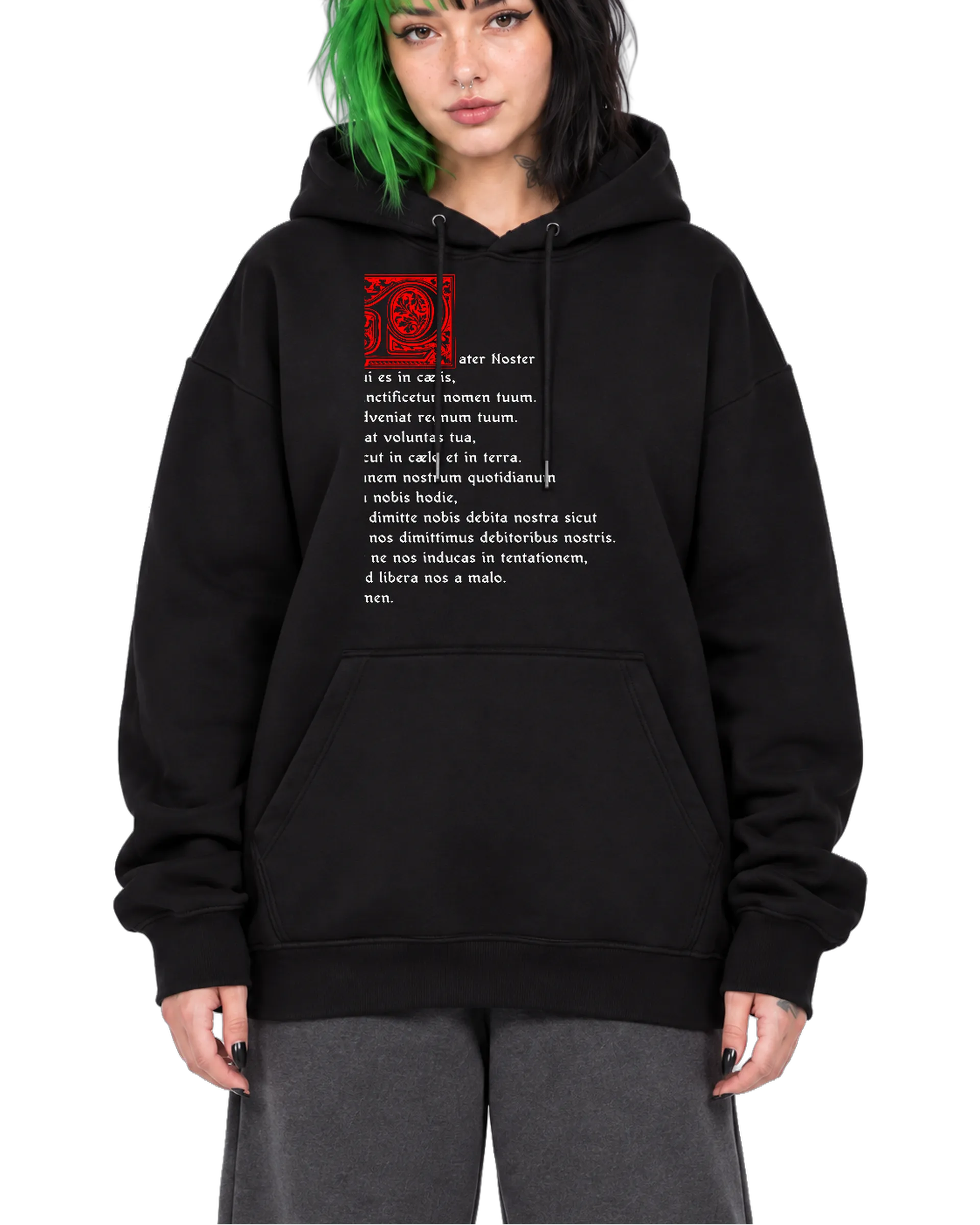 Blusa de moletom Pater Noster  de História Medieval — imagem 1 de 6
