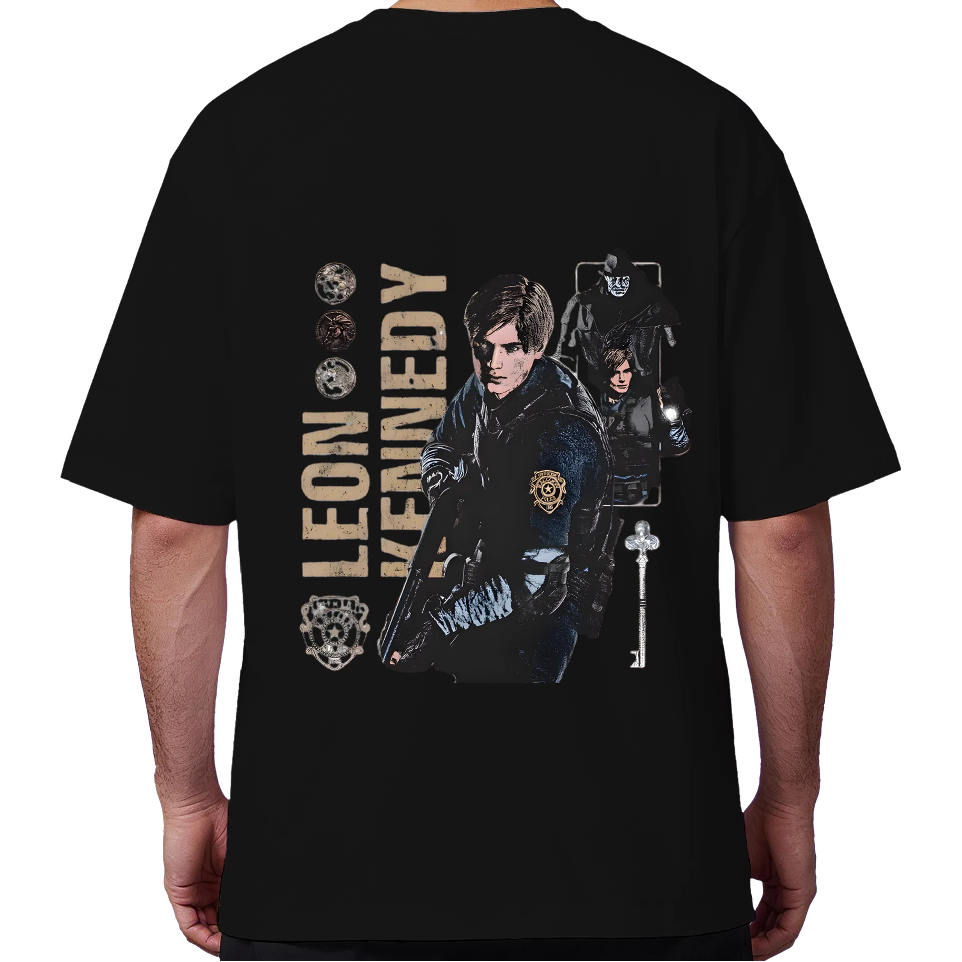 Camiseta Oversized LEON KENNEDY - Imagem 1