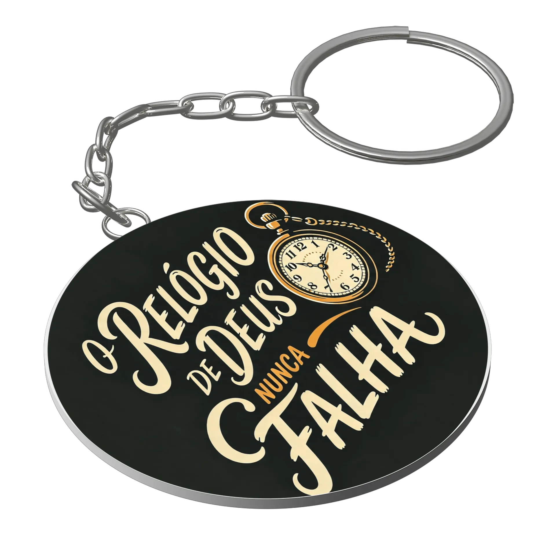 Chaveiro relógio de Deus - Imagem 1