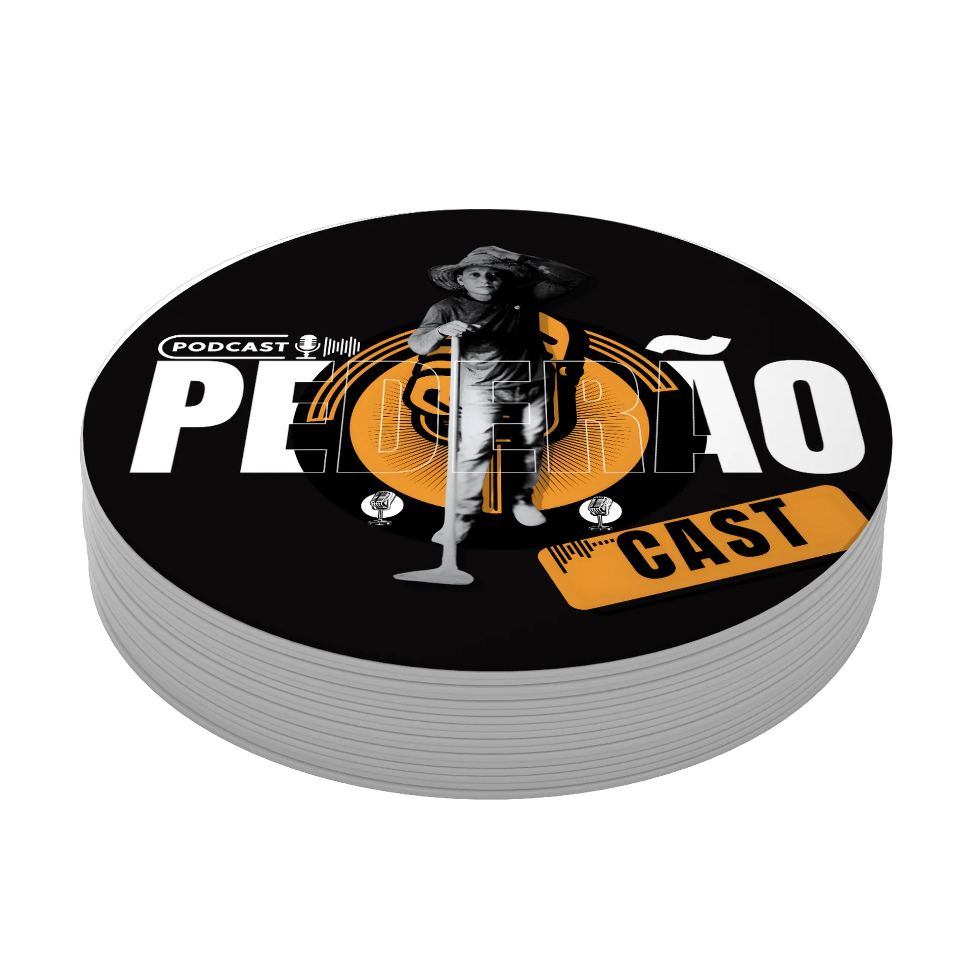 Porta-copos personalizado de Pederãocast — imagem 3 de 3