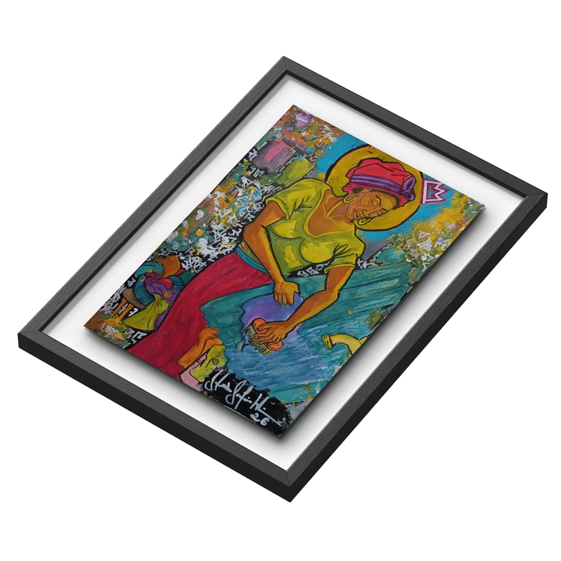 Quadro A3 A Coroa de Sabão Com Vidro - Imagem 3