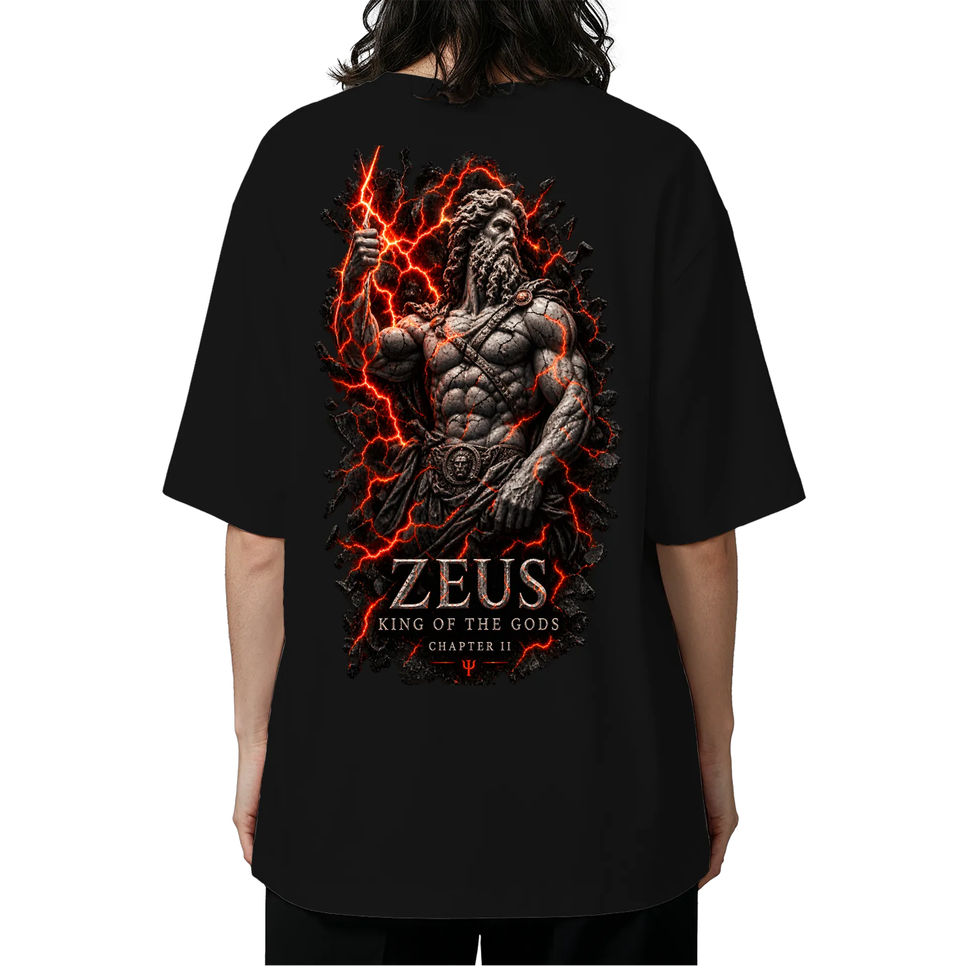Camiseta Oversized Zeus Rei dos Deuses  - Imagem 6