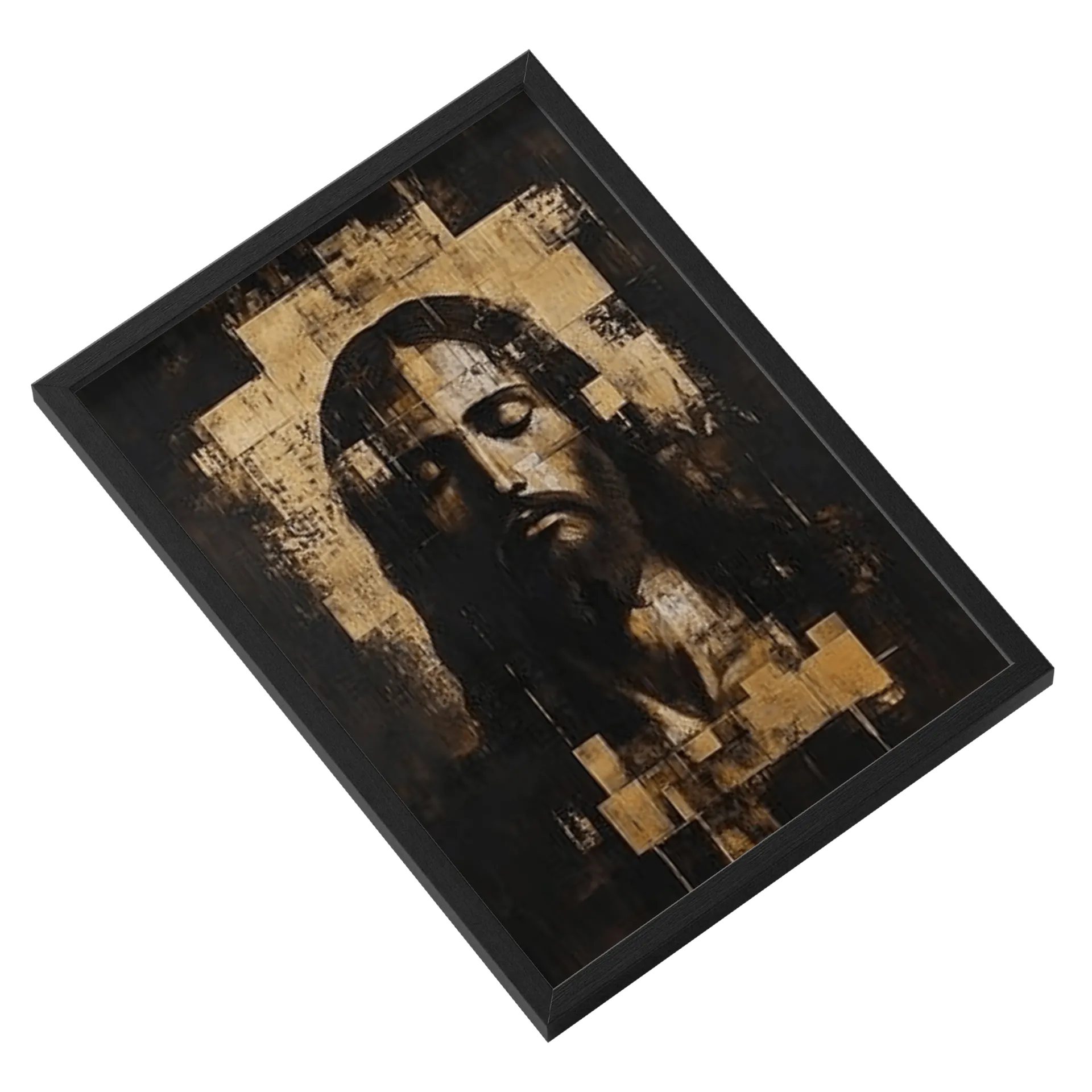 Quadro A3 Face de Cristo de Arte Católica — imagem 2 de 3