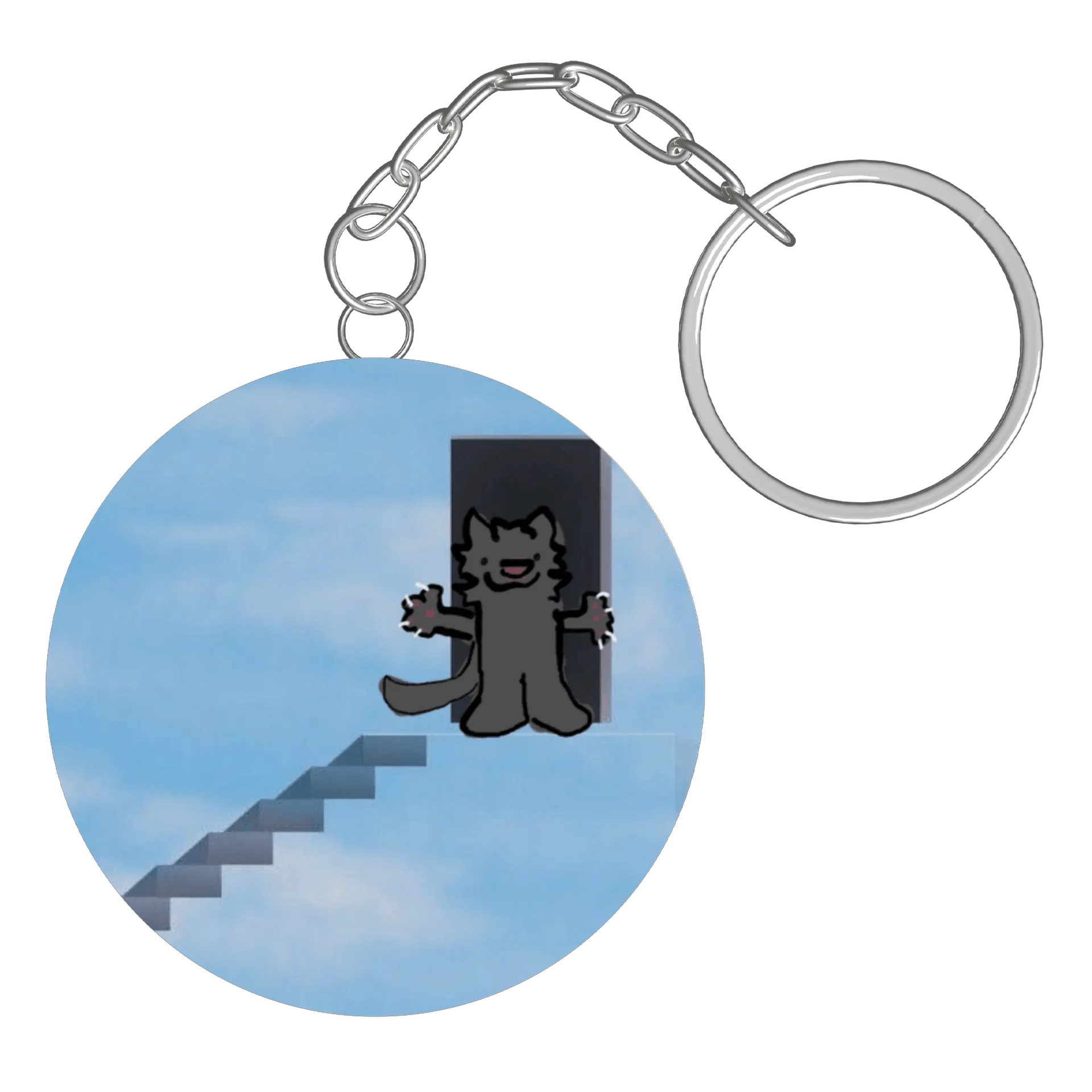 Chaveiro MDF Personagem - Obg pelo show 5x5cm - Imagem 3