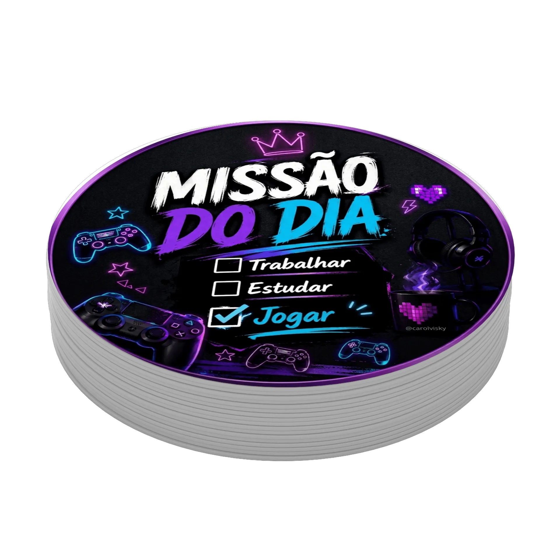Porta-copos personalizado MISSÃO DO DIA - Imagem 4