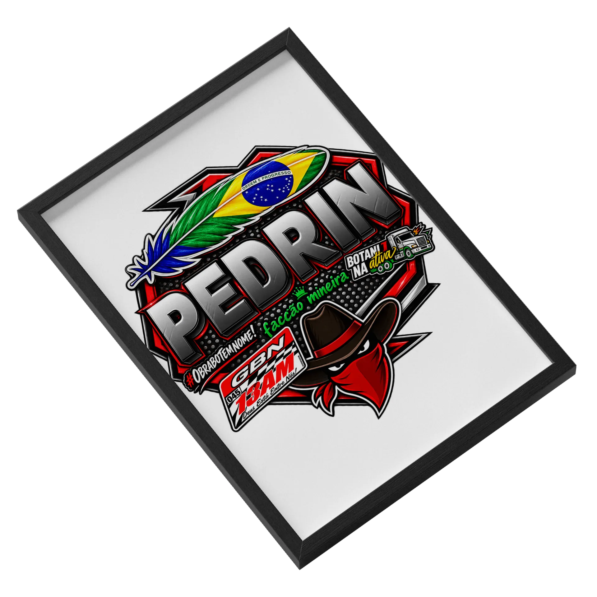 Quadro A3 personalizado Com Vidro de PedroHenrique — imagem 2 de 3