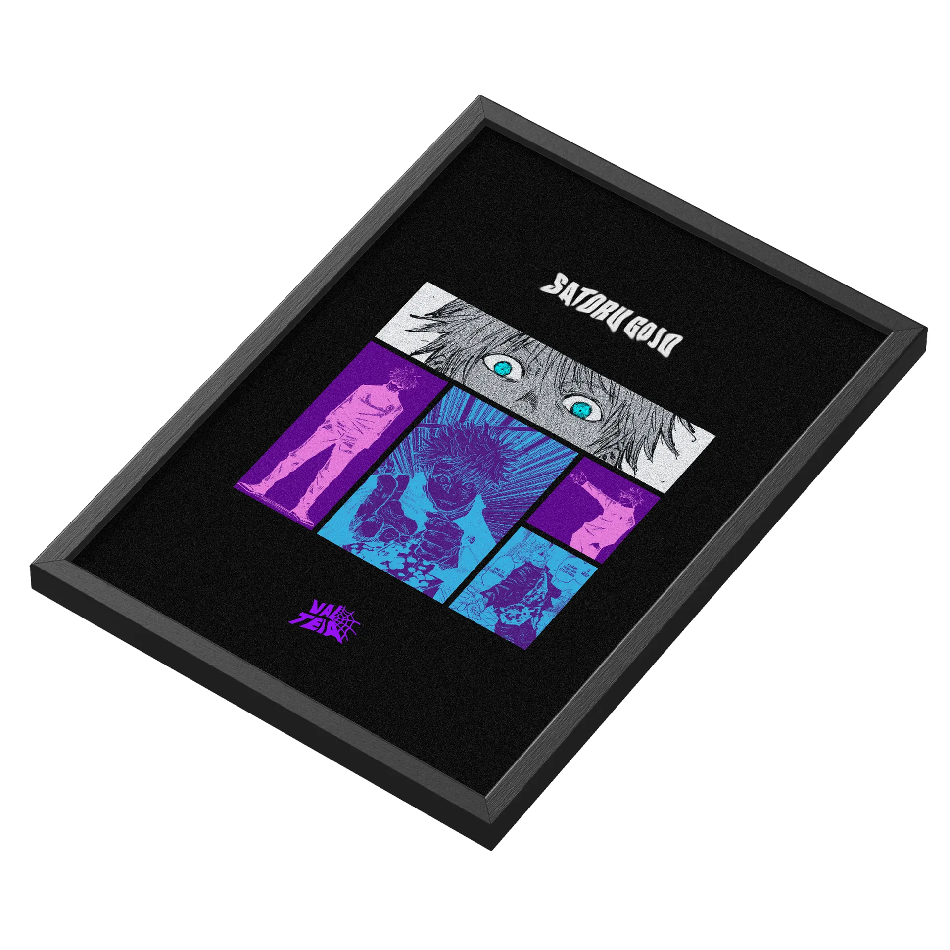 Quadro A3 Satoru Gojo de vai teia — imagem 3 de 3