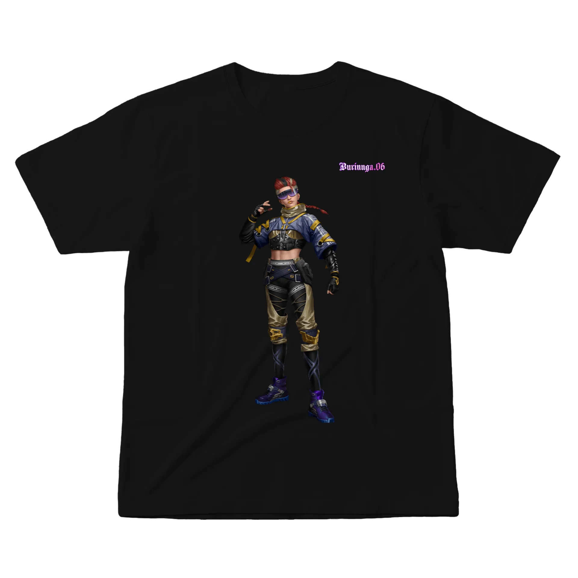 Camiseta personalizada FREE FIRE Xtrema de Burinnga