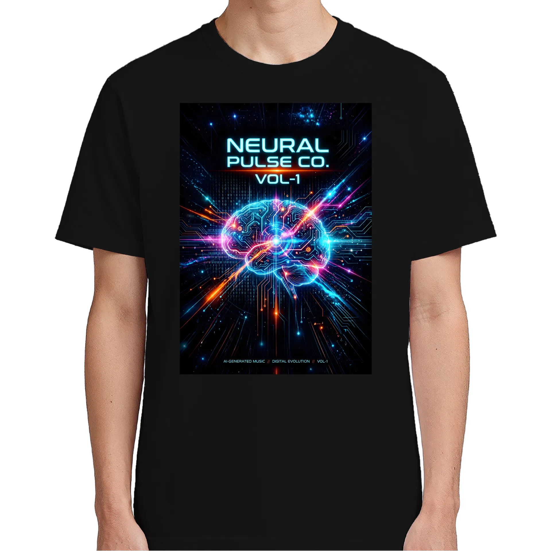 Camiseta Neural Pulse Co. - Vol. 1 Album Cover - Imagem 4