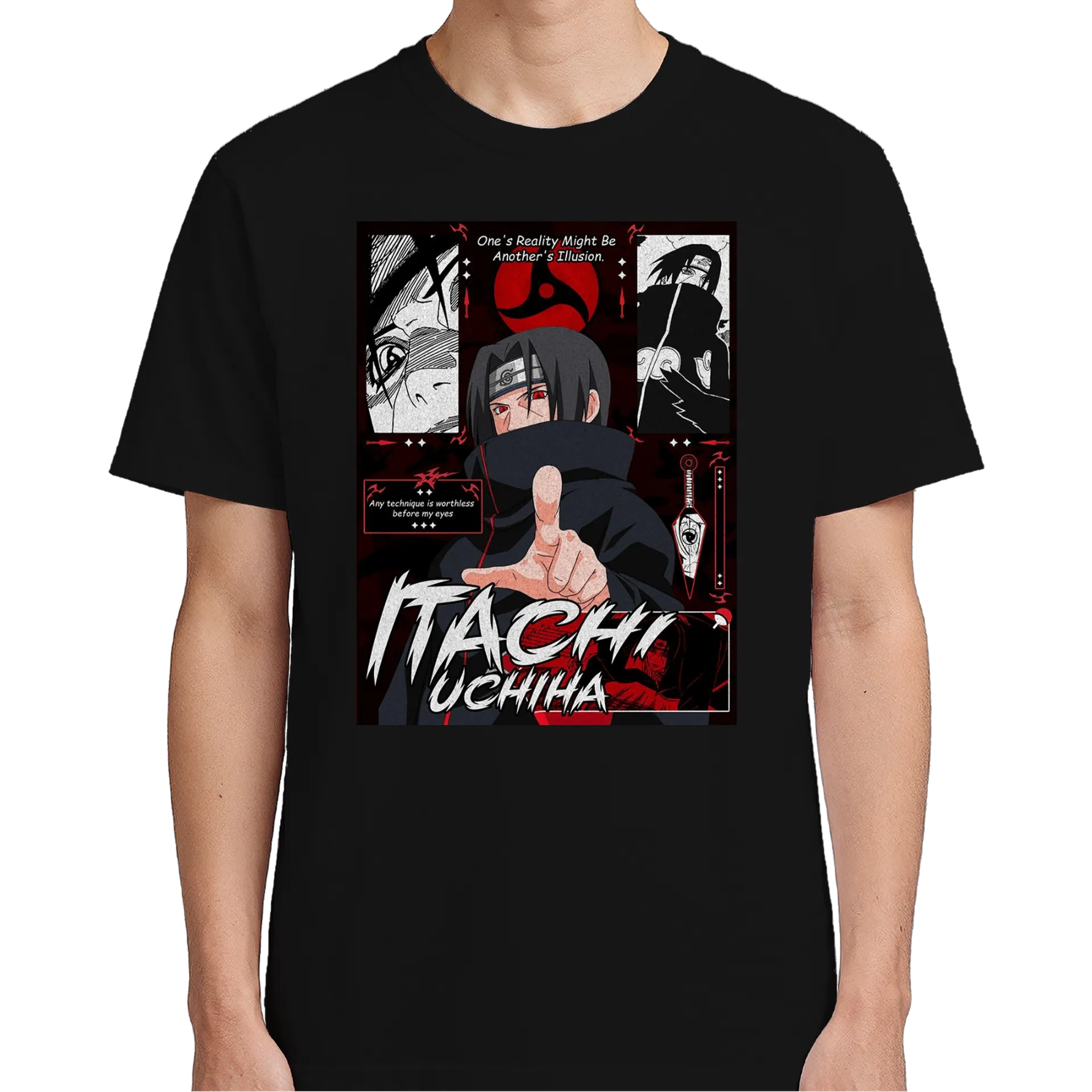 Camiseta personalizada Itachi uchiha - Imagem 5