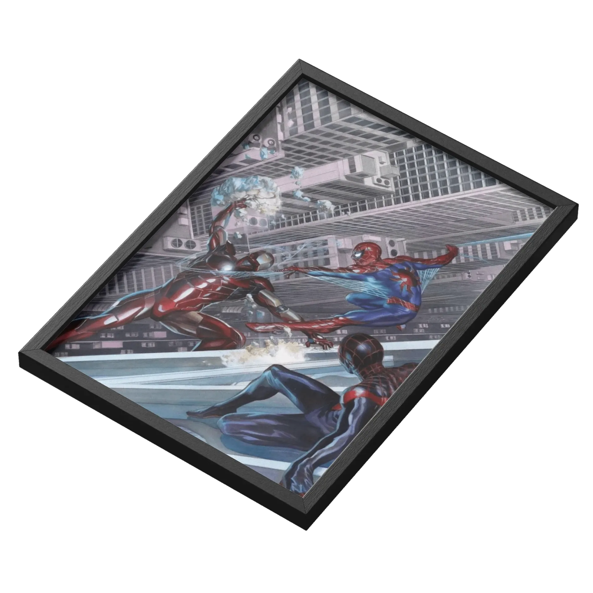 Quadro do homem aranha e homem de ferro  - Imagem 3