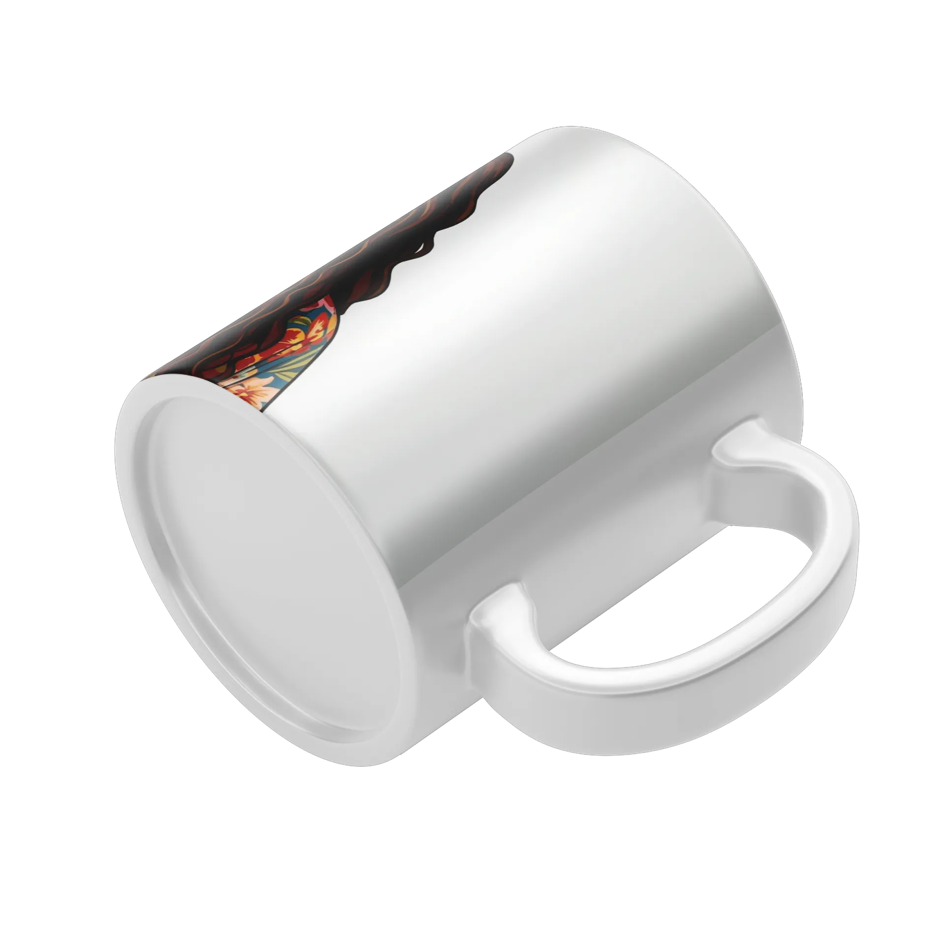 Caneca Mulher Ilustrada Coração Um Estralo Vira 325ml - Imagem 4