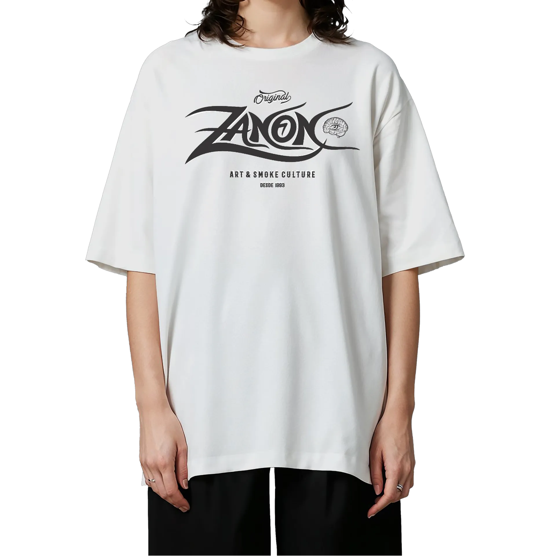 Camiseta Oversized Original Zanon Bombing 100% Algodão - Imagem 3