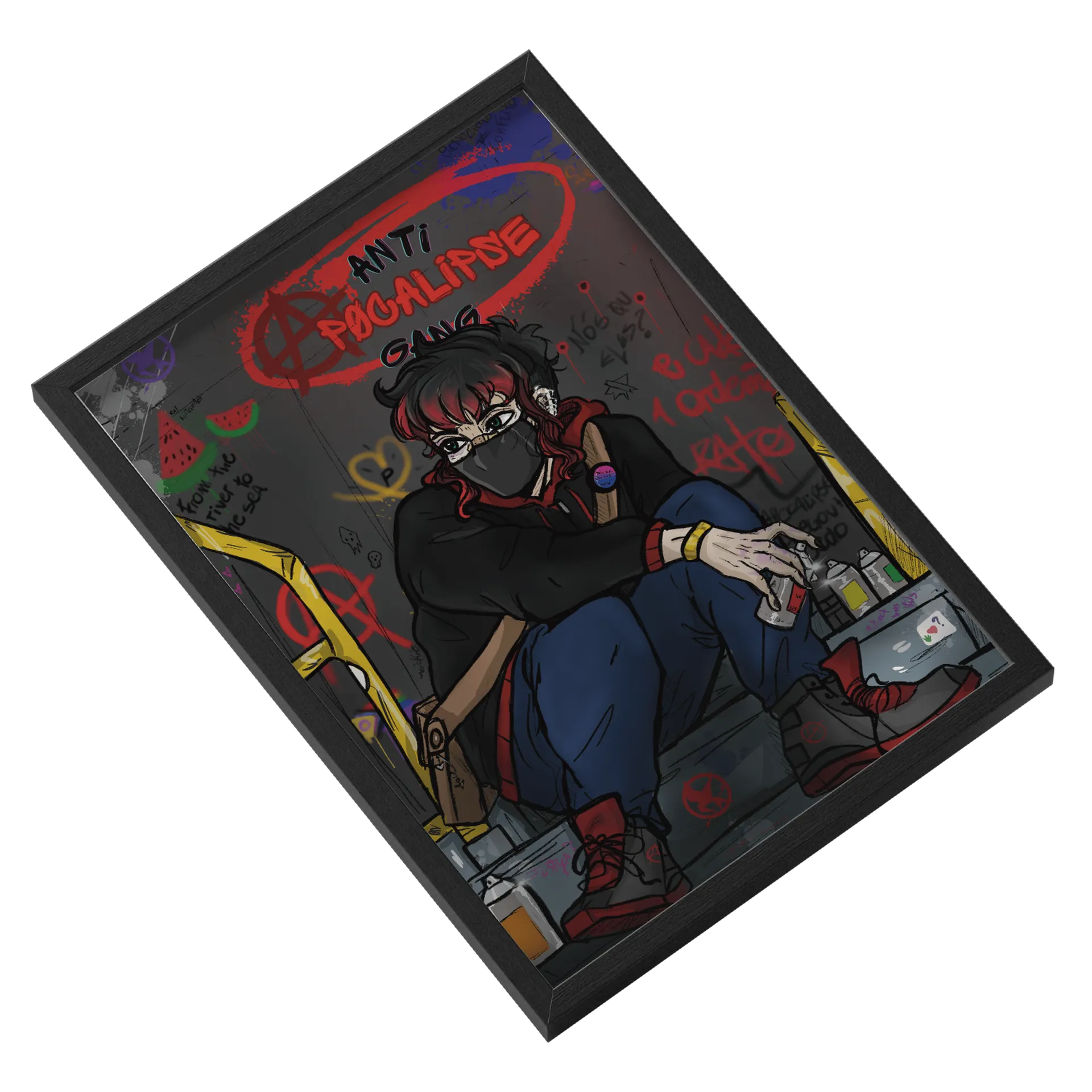 Quadro A3 ANTI APOCALIPSE GANG - Imagem 2