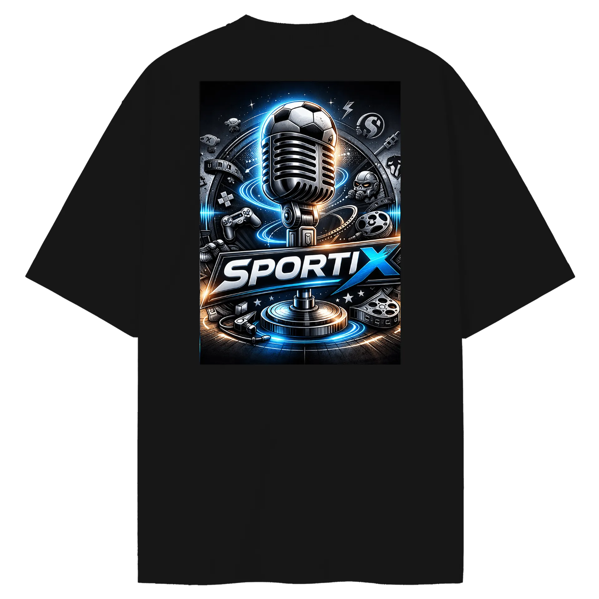 Camiseta Oversized O Microfone "Old School" - Imagem 2