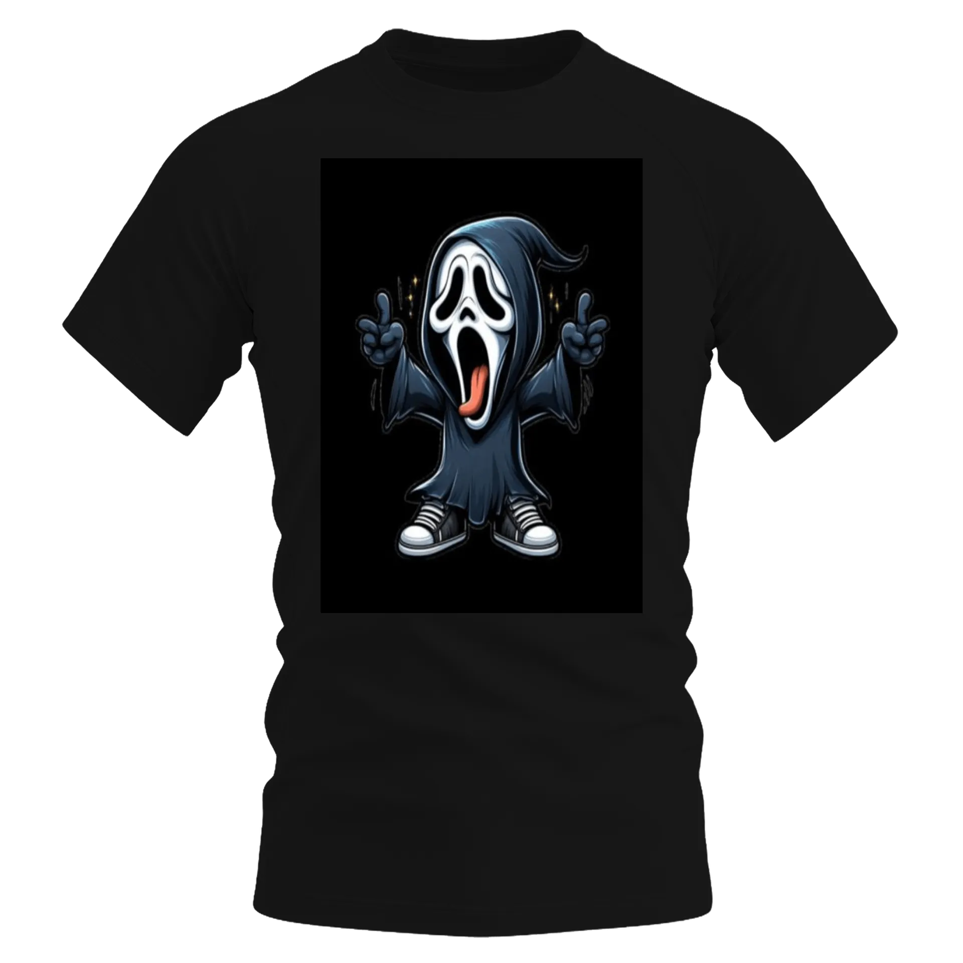 Camiseta Dry Fit Fantasia Fantasma Estampada 100% Polyester - Imagem 1