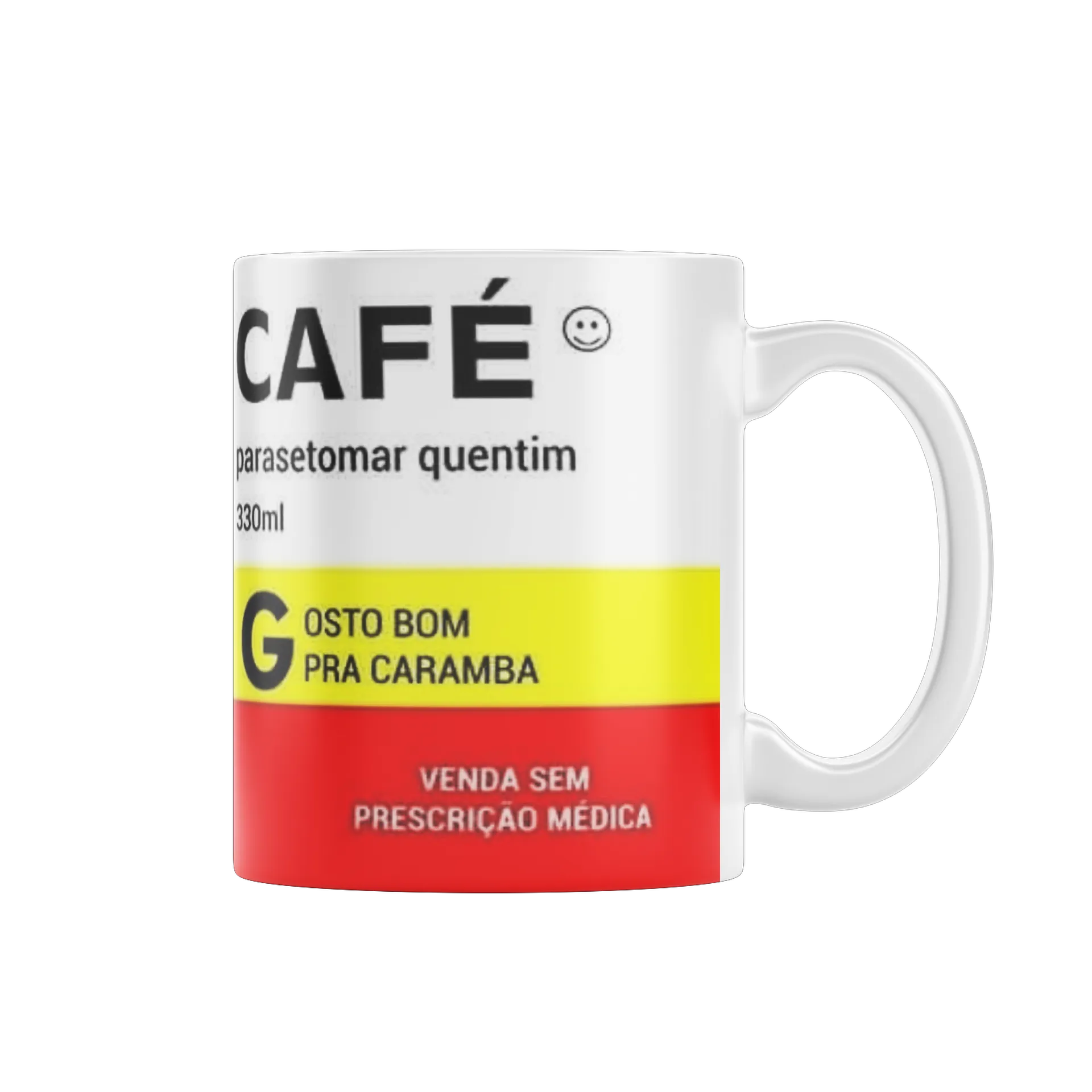 Caneca Porcelana Café 330ml - Imagem 1