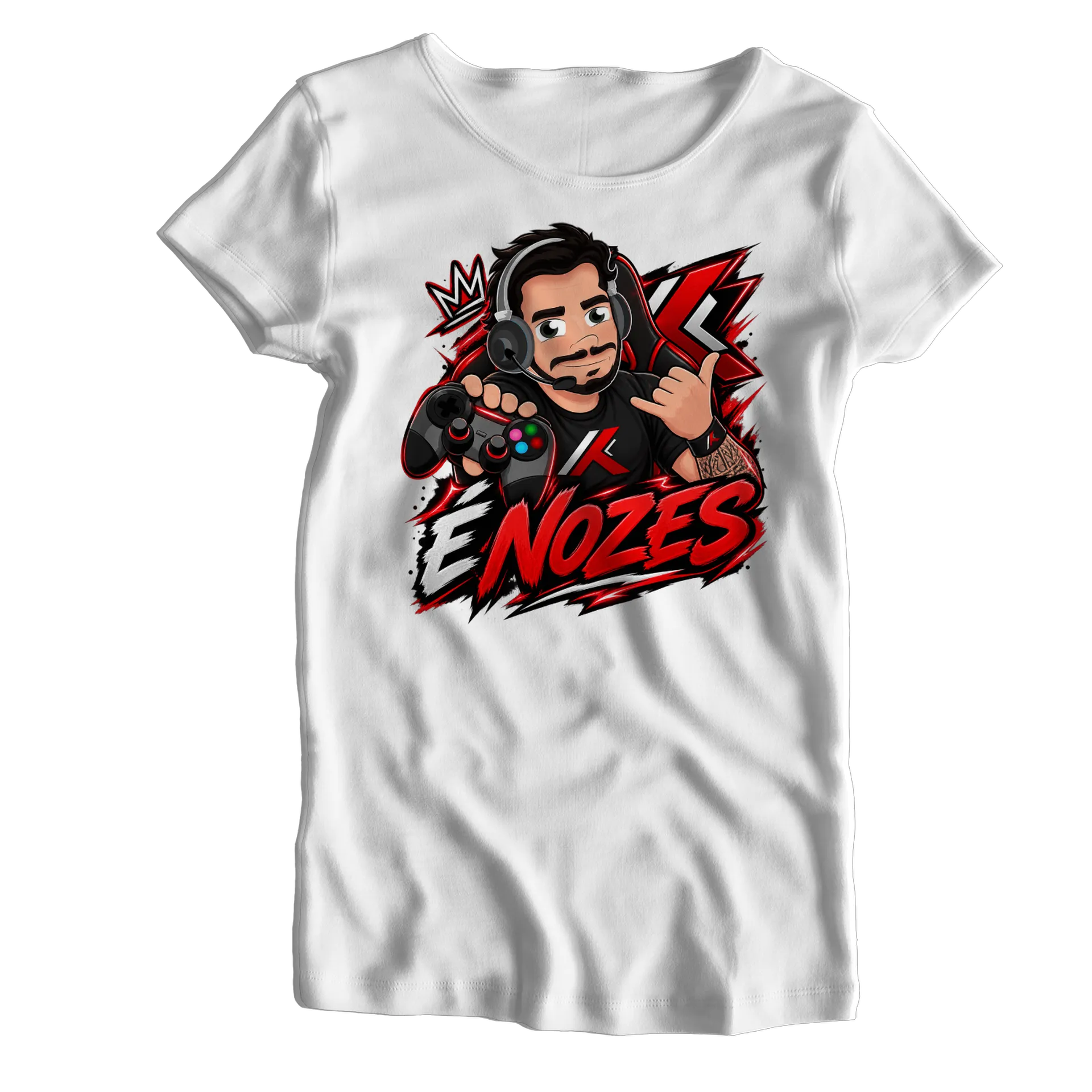 Camiseta Babylook É NOZES 100% Algodão - Imagem 1