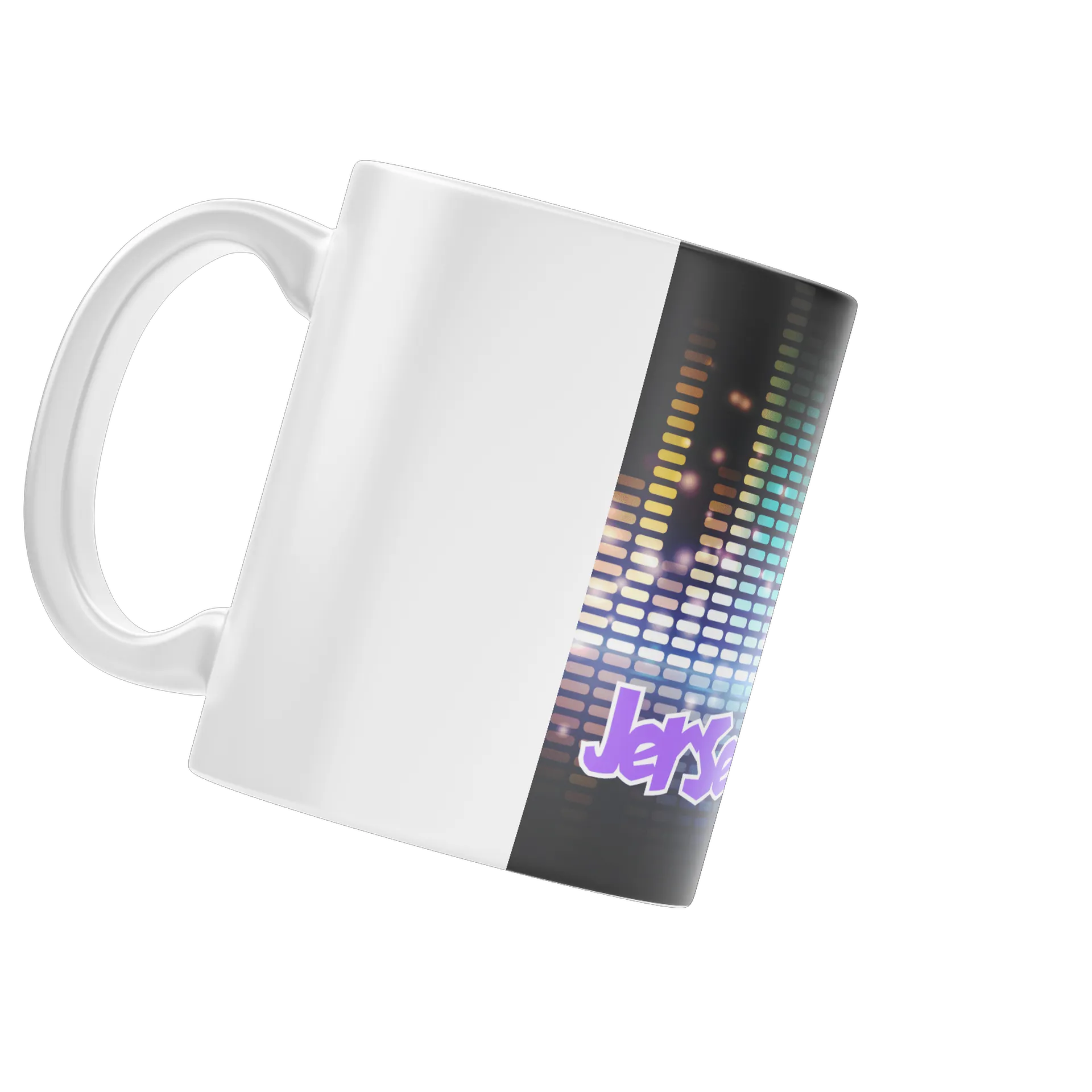Caneca Estampa Tipográfica Jersey Nights Equalizador 325ml - Imagem 3