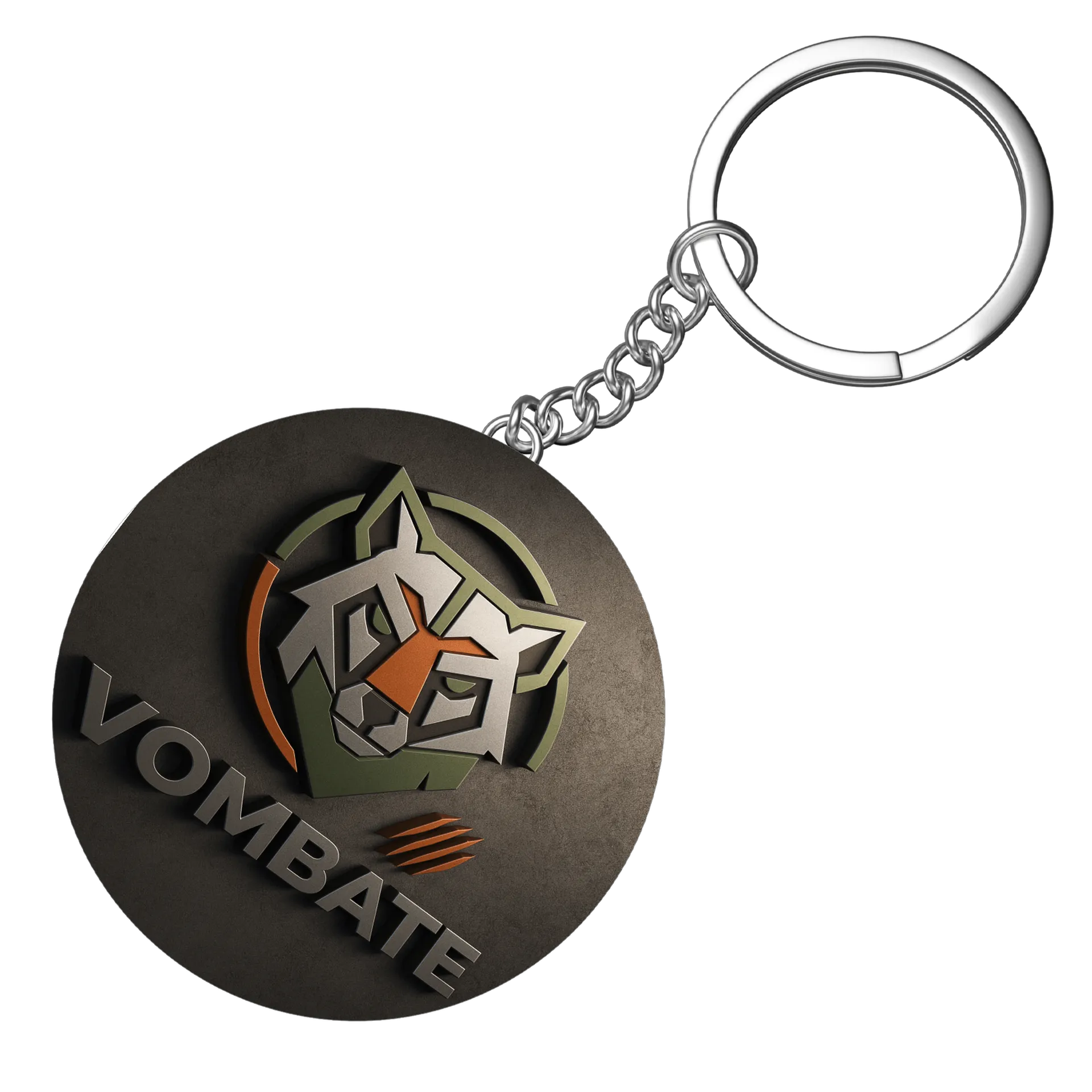 Chaveiro MDF Logo Vombate 5x5cm - Imagem 4