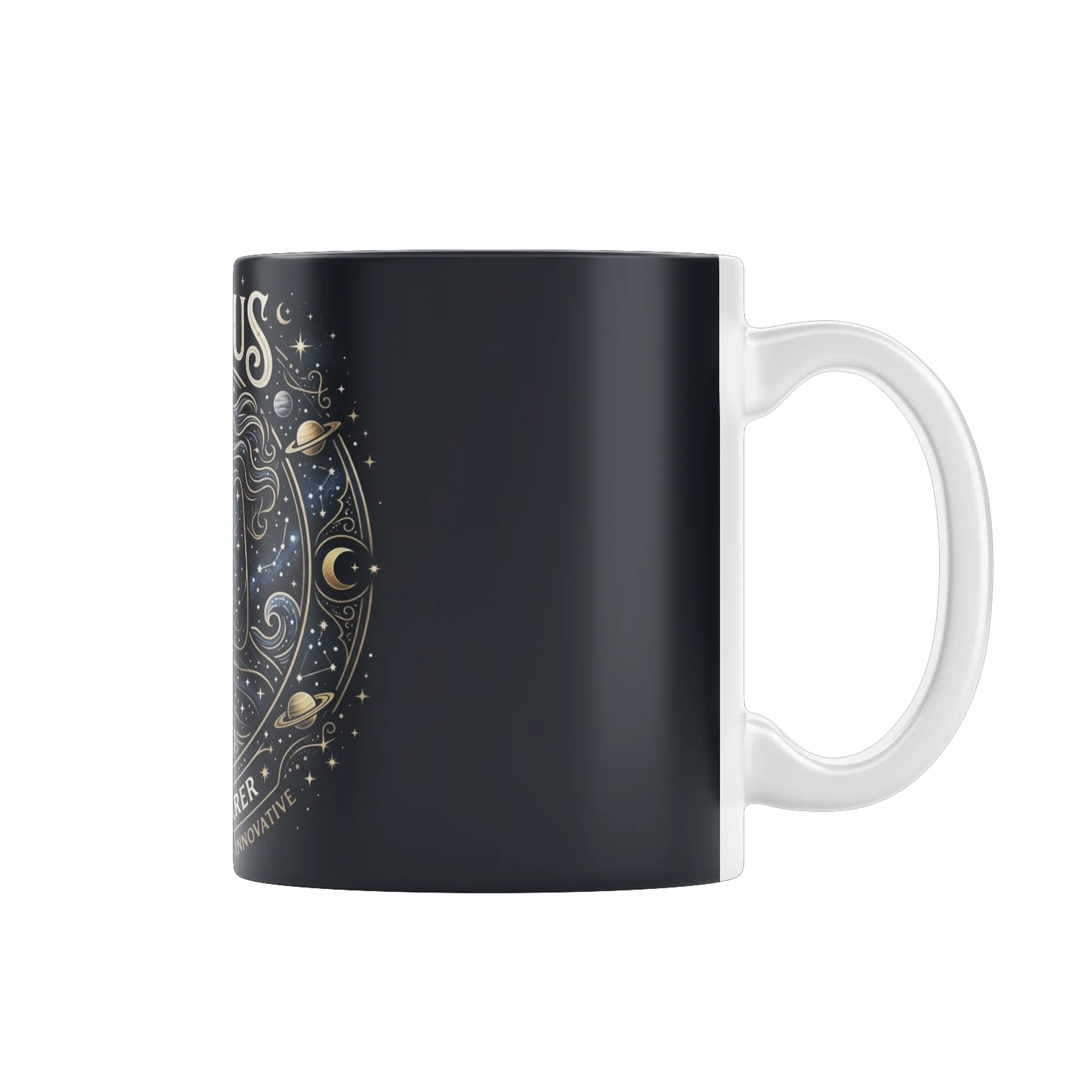 Caneca Signo Aquário Astrologia Vintage 325ml - Imagem 2