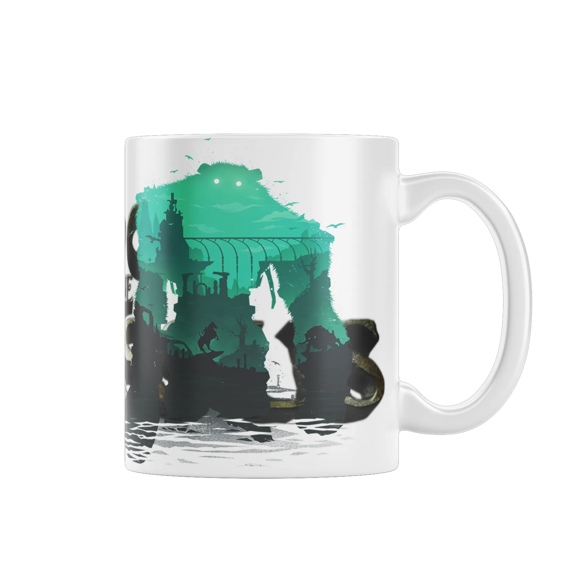 Caneca Porcelana Arte Sombria 325ml - Imagem 1