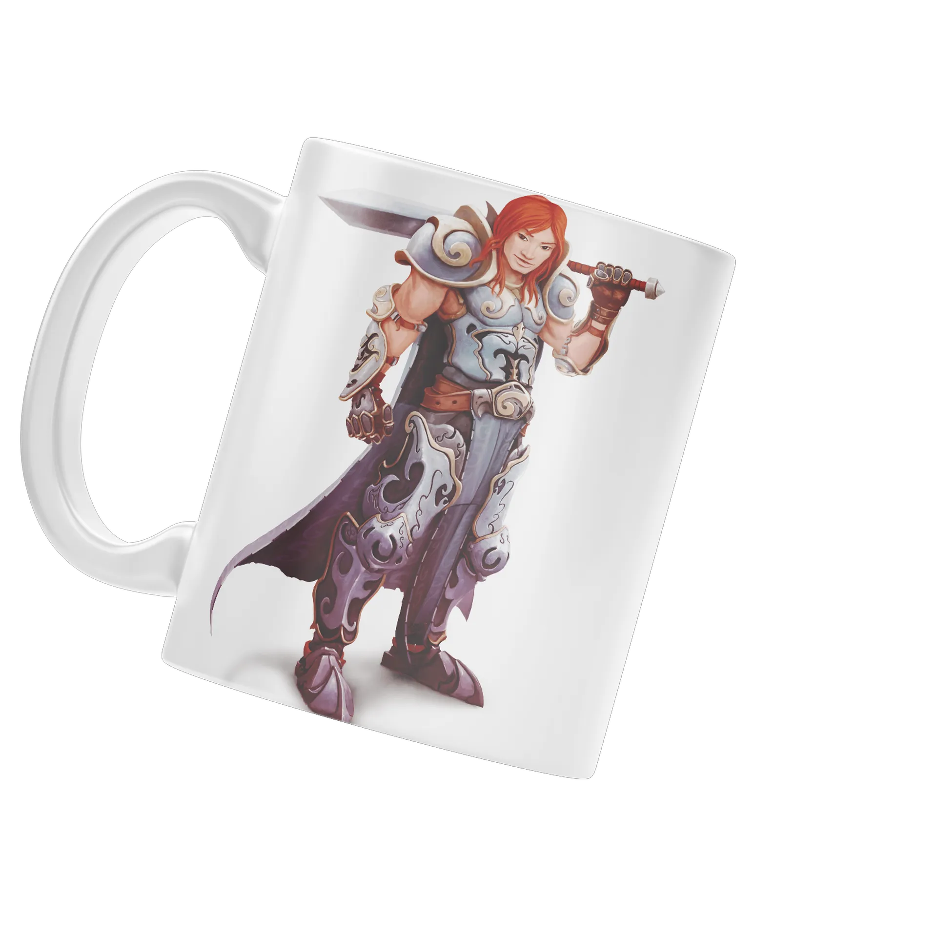 Caneca Porcelana Guerreiro Espada 325ml de Riick Games