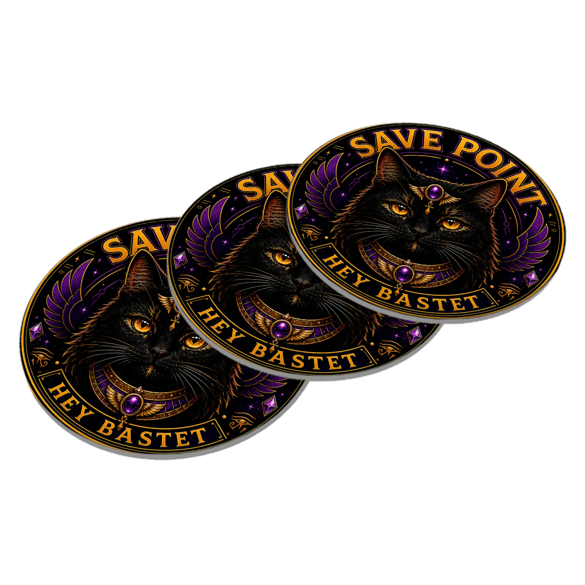 Porta-copos Gamer Save Point – Hey Bastet de HeyBastet — imagem 2 de 3