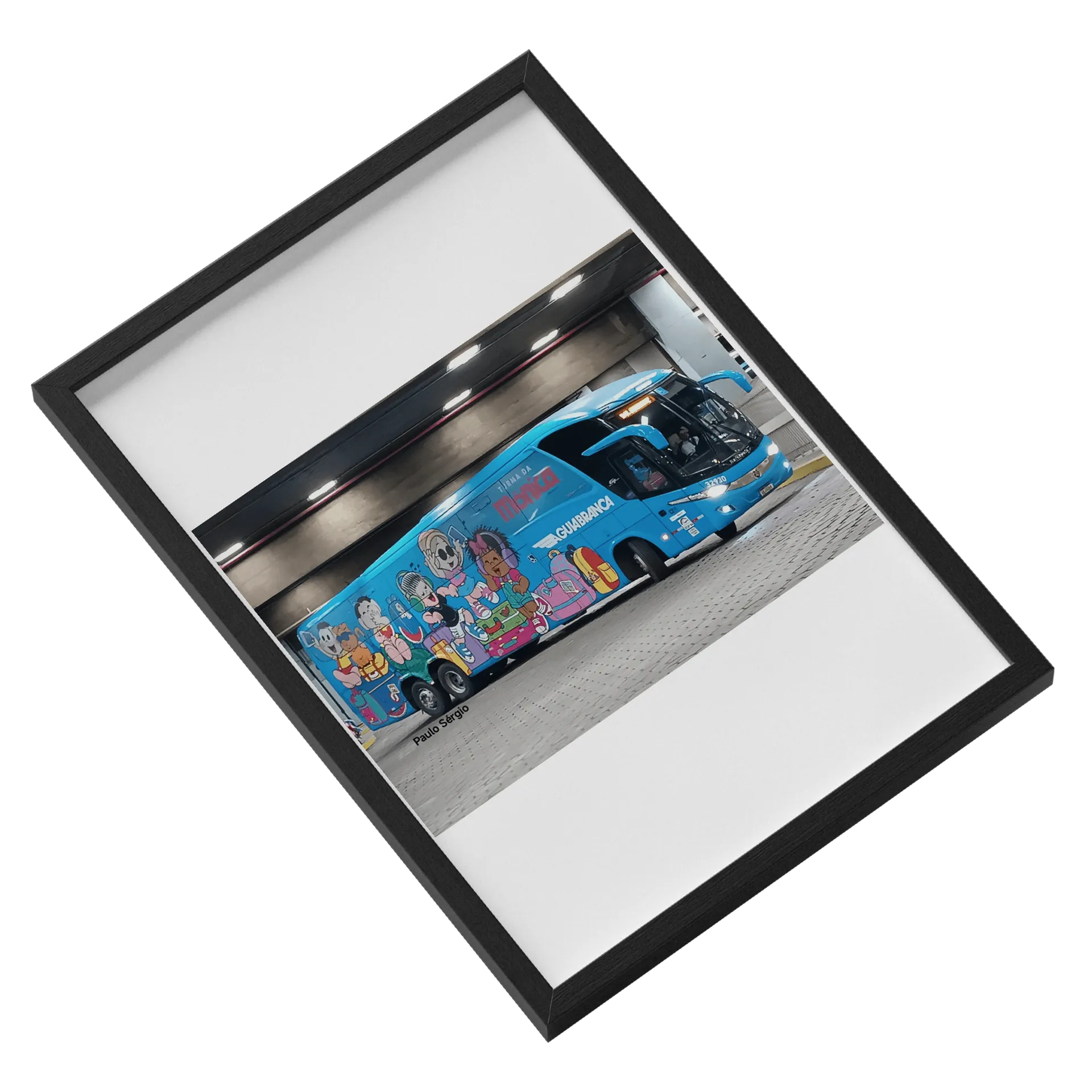 Quadro Turma da Mônica MDF e Vidro A3 de admiradoresdaviacaoaguiabranca