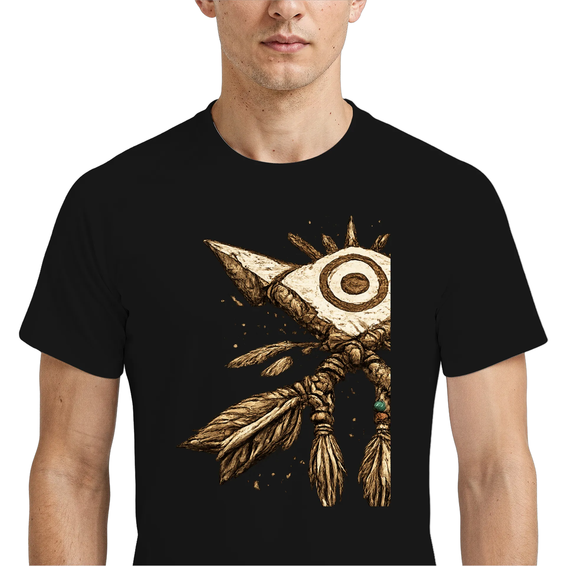 Camiseta Dry Fit Estampa Nativa Americana 100% Polyester - Imagem 4