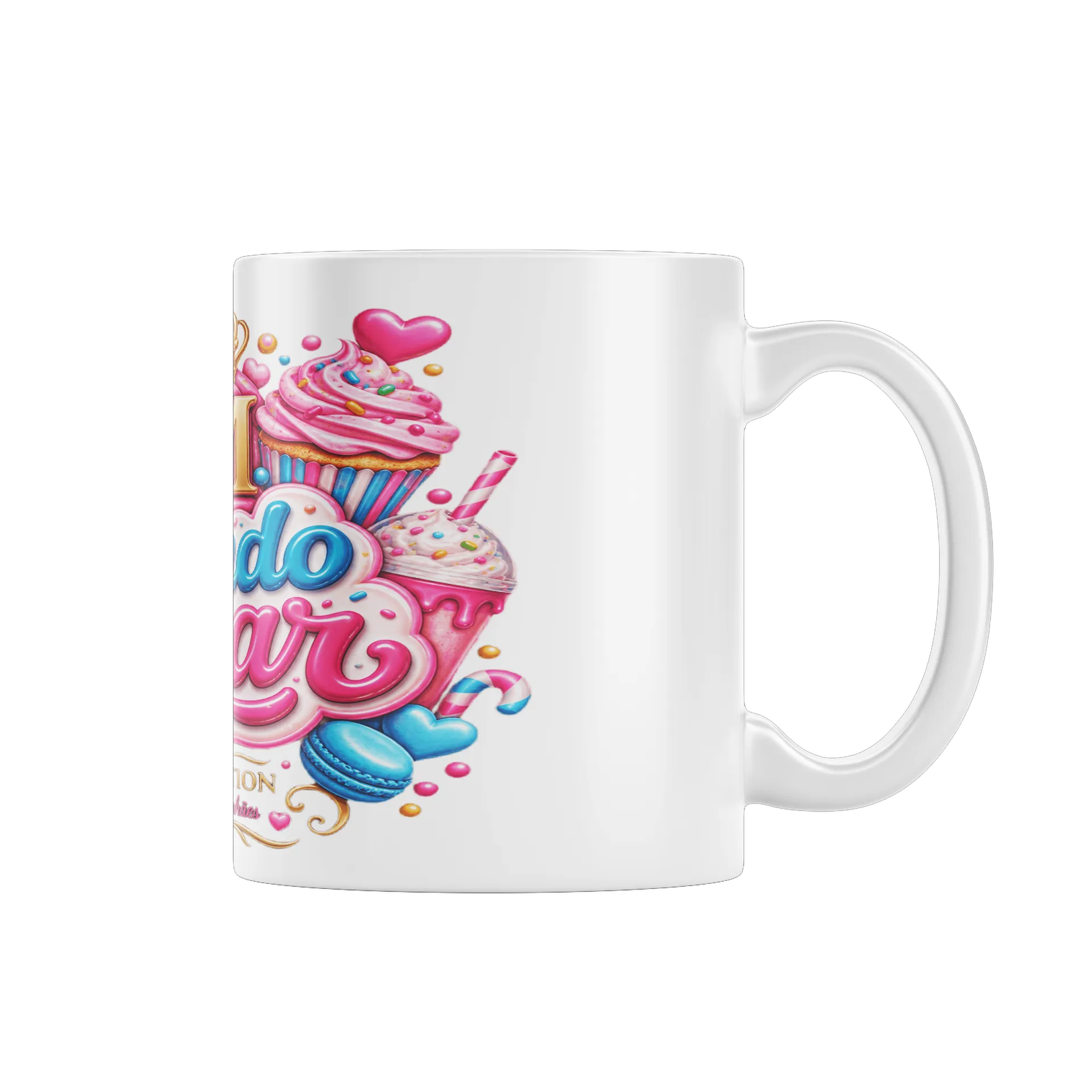Caneca Porcelana Mundo Sugar 325ml - Imagem 1