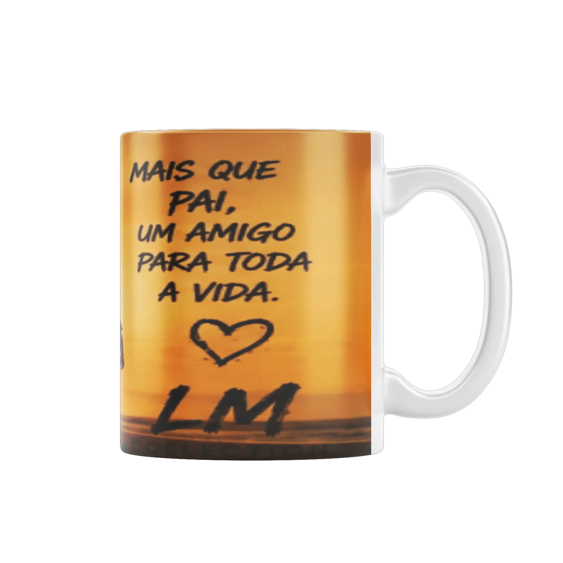Caneca Porcelana Mais Que Pai 325ml - Imagem 1