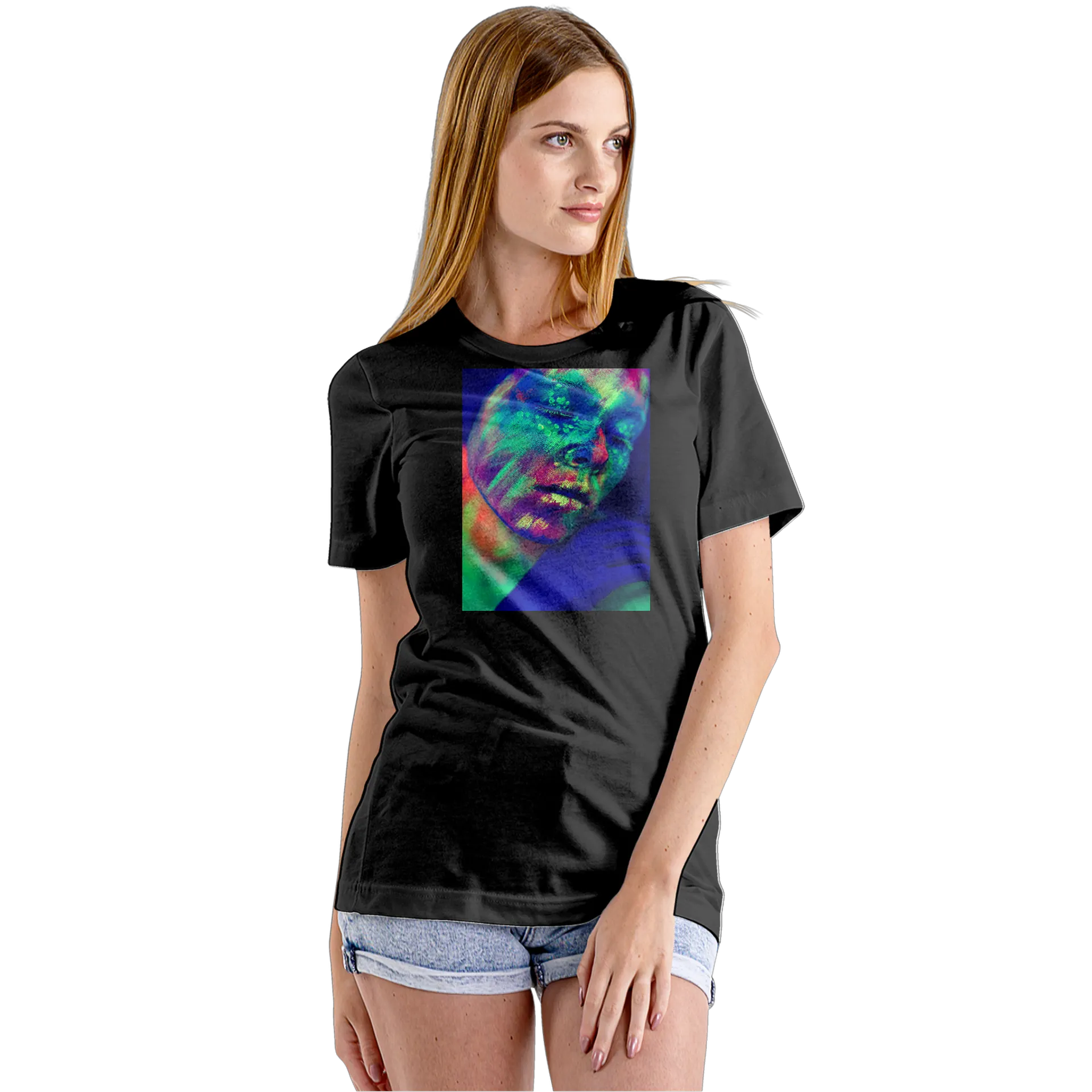 Camiseta Babylook Estampa Colorida 100% Algodão - Imagem 5