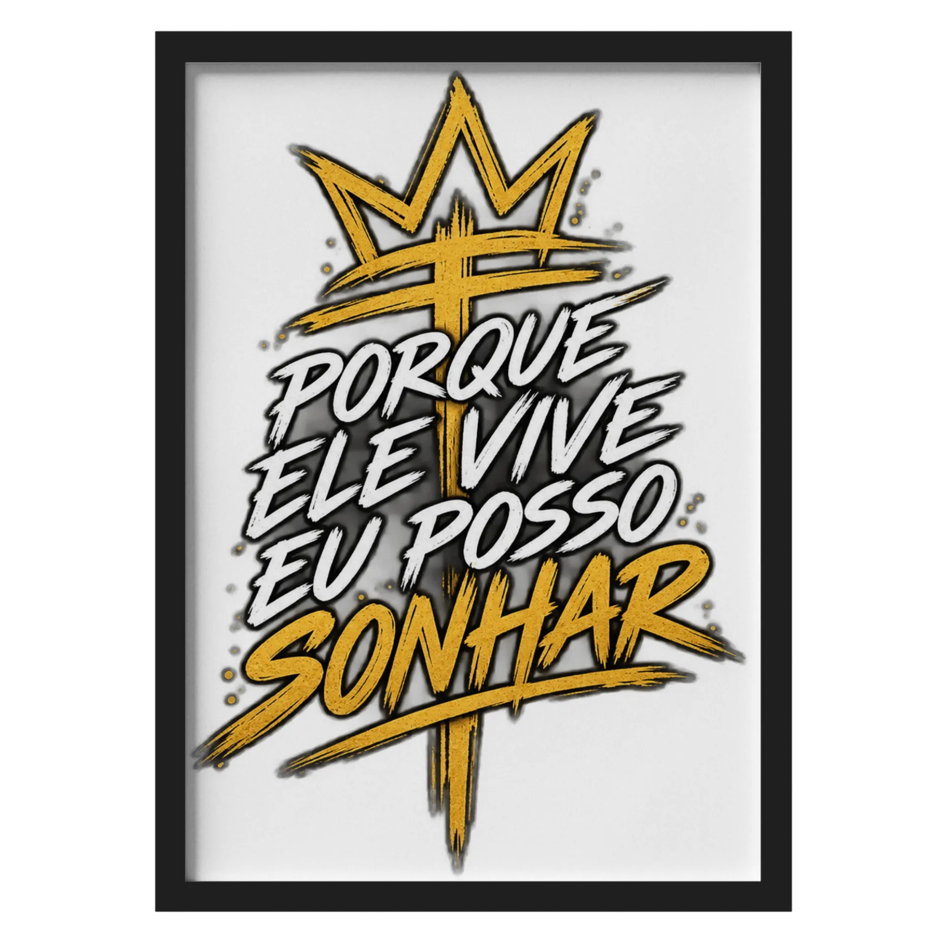 Quadro A3 personalizado Com Vidro - Imagem 1