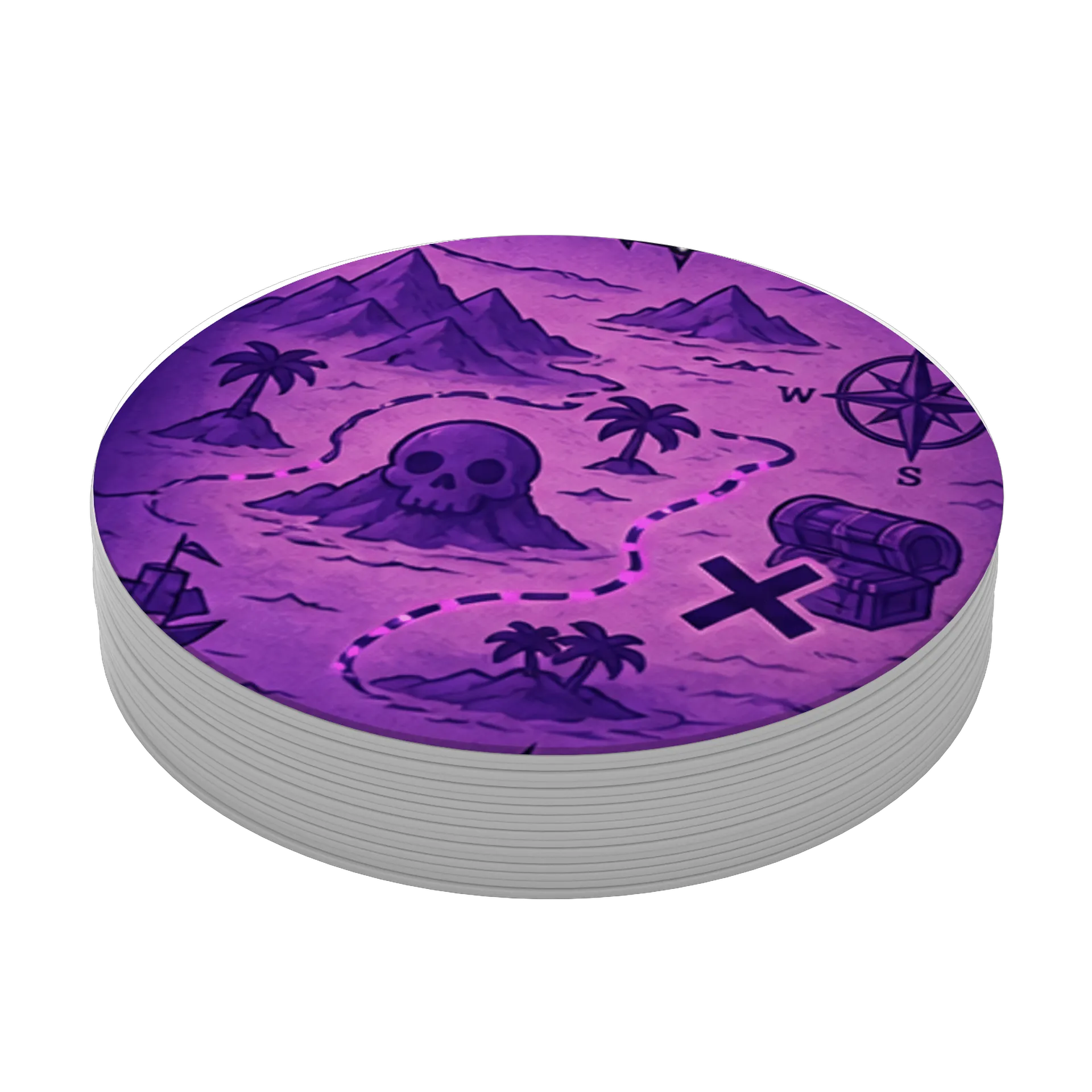 Porta-copos Mapa Roxo - Imagem 4