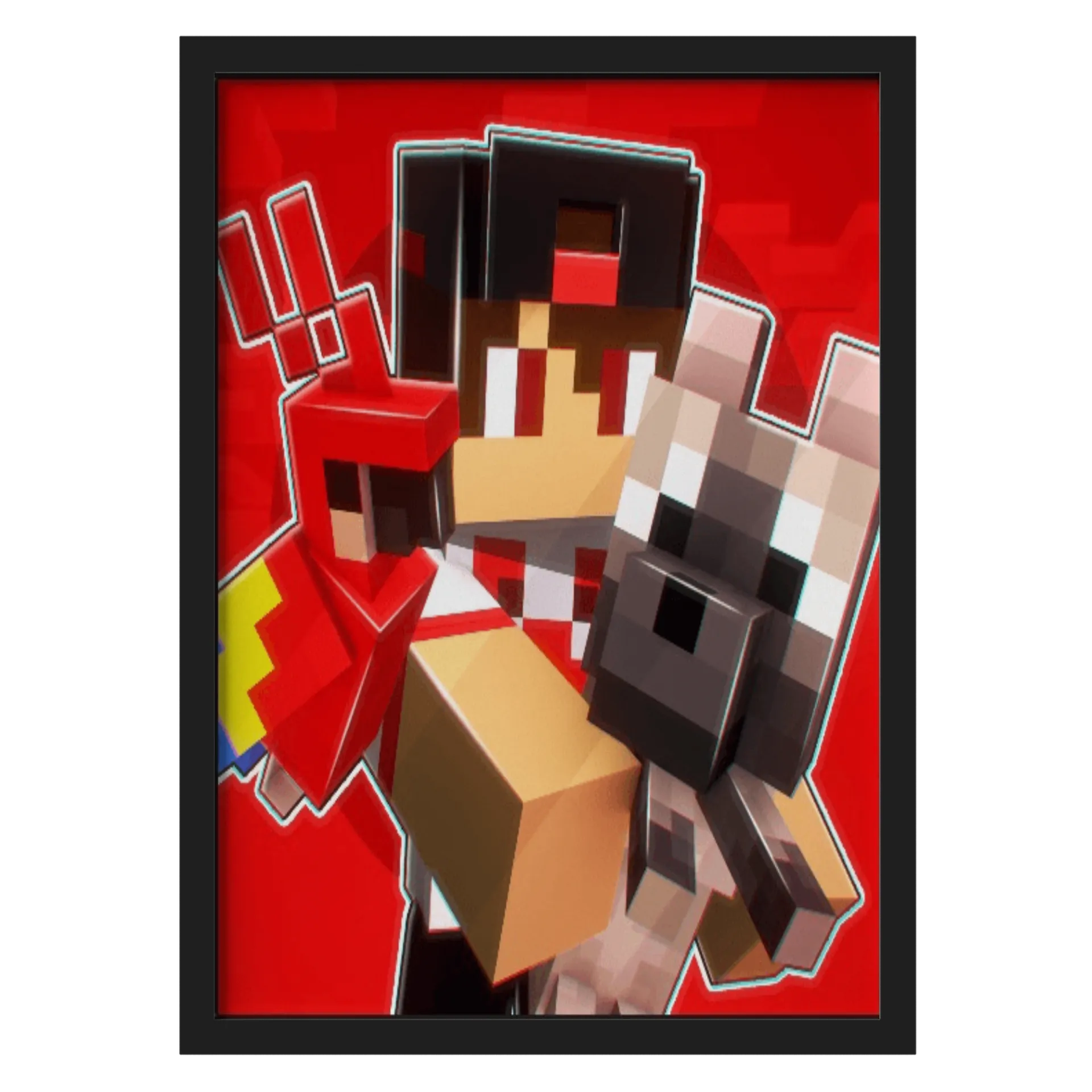 Quadro A3 personalizado Do Gui Tuber de GUI TUBER 